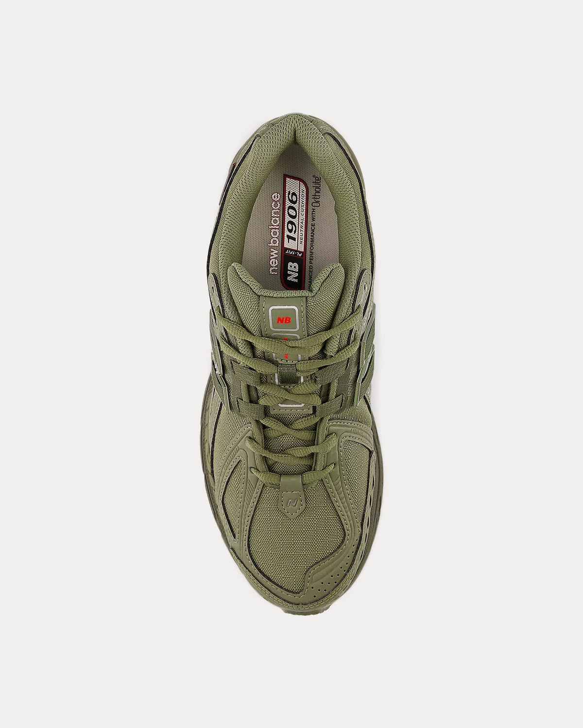 1906r Dark Olive / Silver Metallic Low Top Sneakers