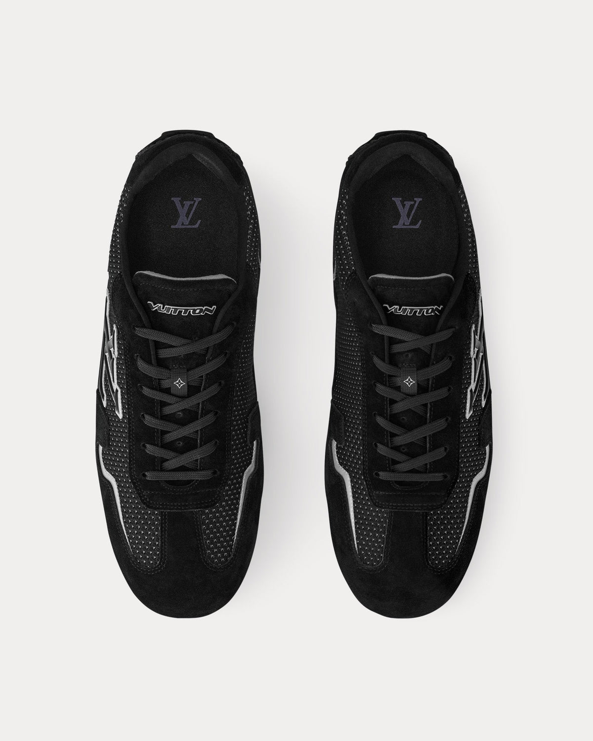 LV Rally Black Low Top Sneakers