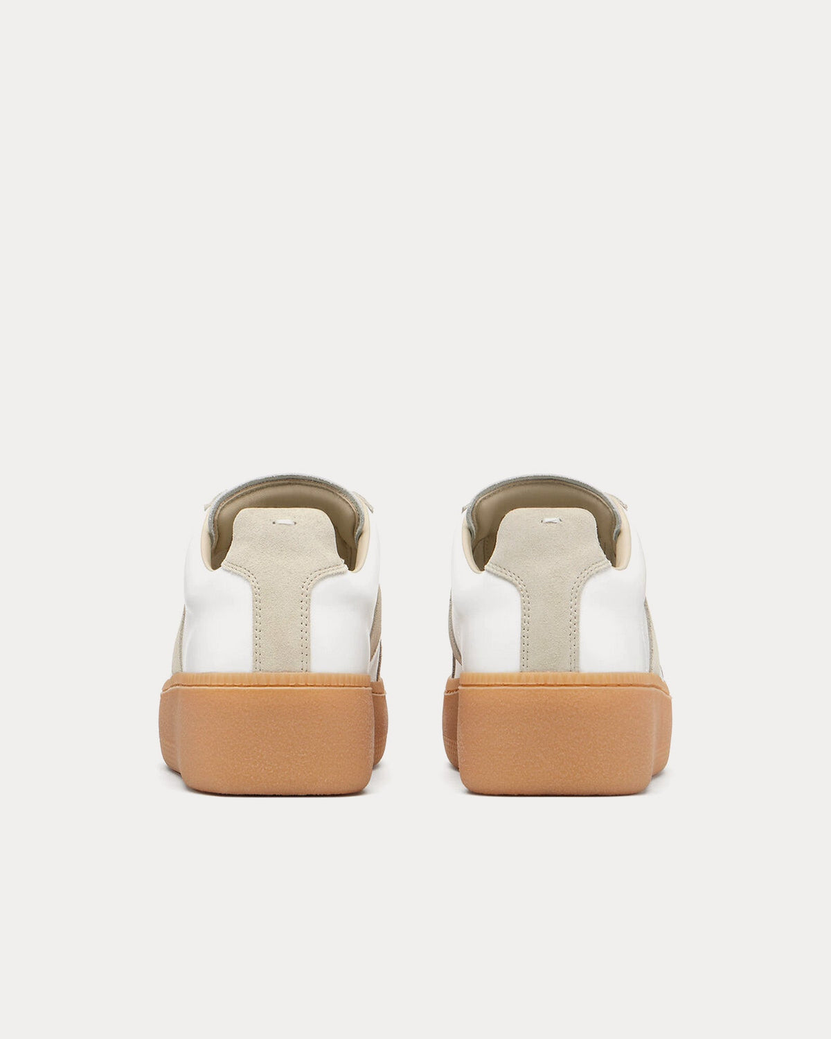 Replica Wedge White Low Top Sneakers