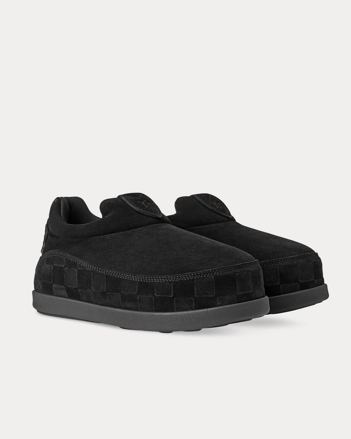 LV Yeti Black Slip Ons