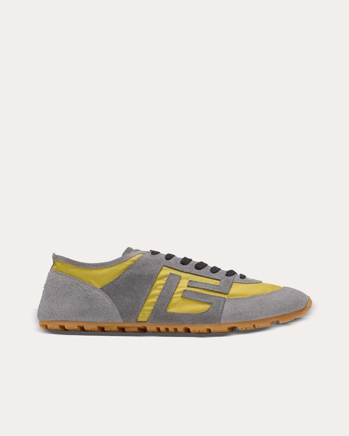 Racer 45 Suede & Nylon Yellow Low Top Sneakers