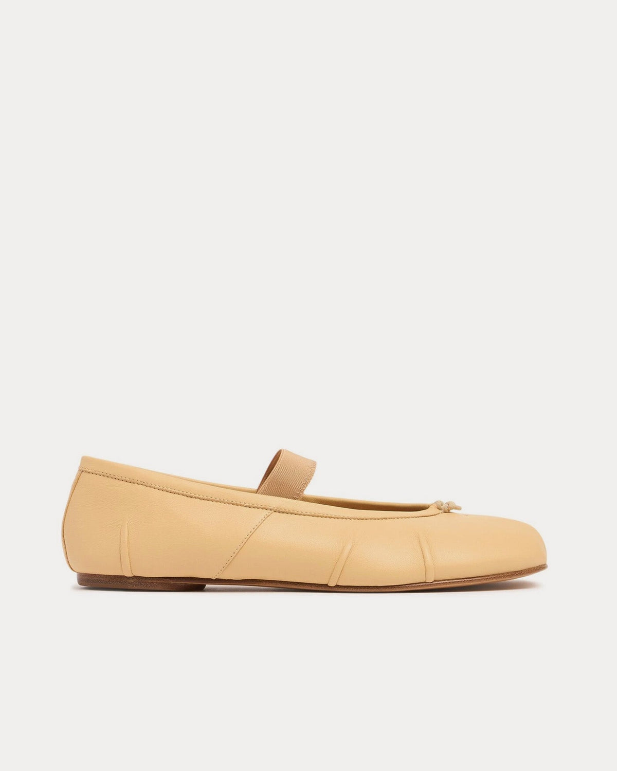 Tabi Elastic Band Ballerina Nude Flats