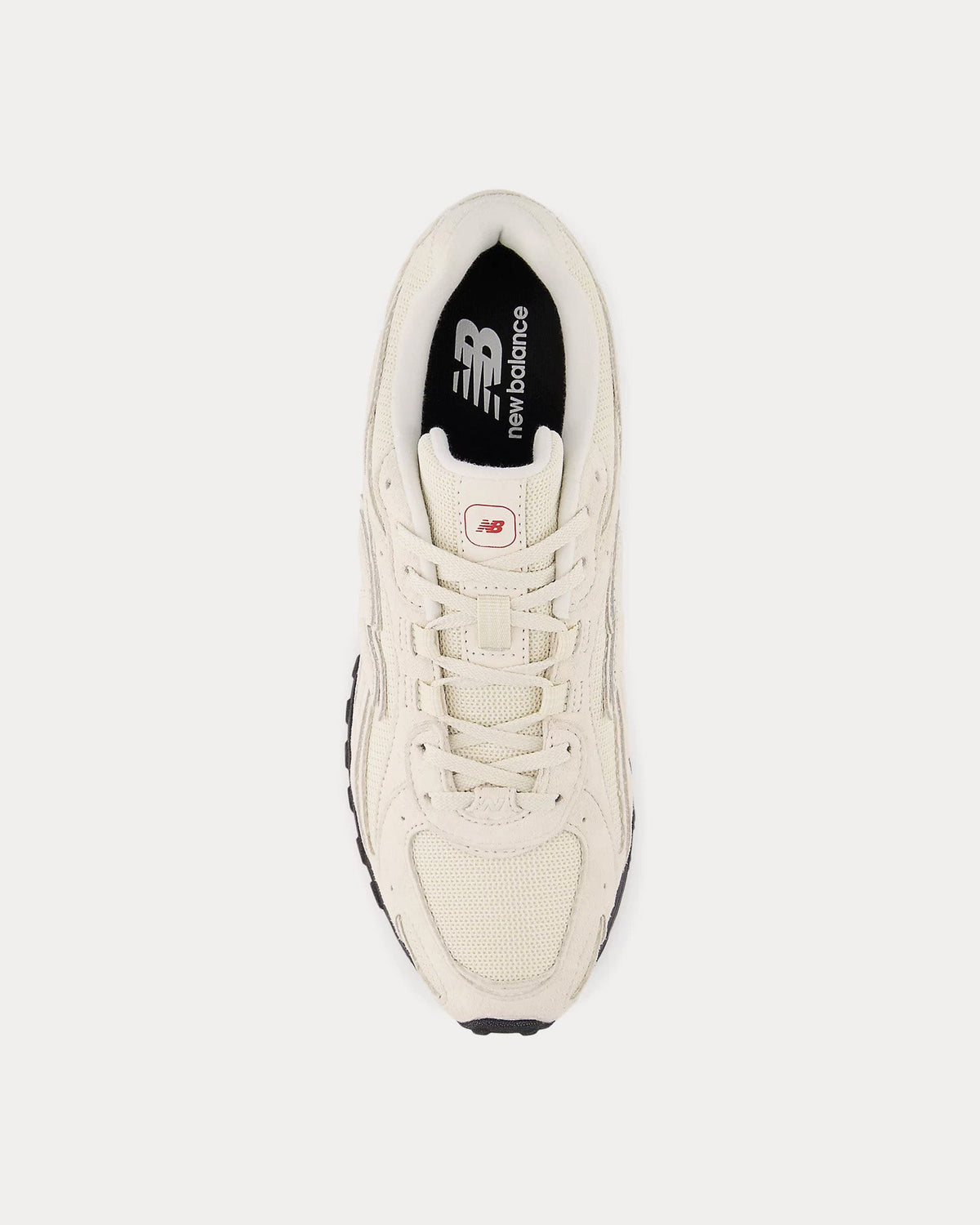 204L 'Lunar New Year' Linen / Shadow Red / Black Low Top Sneakers