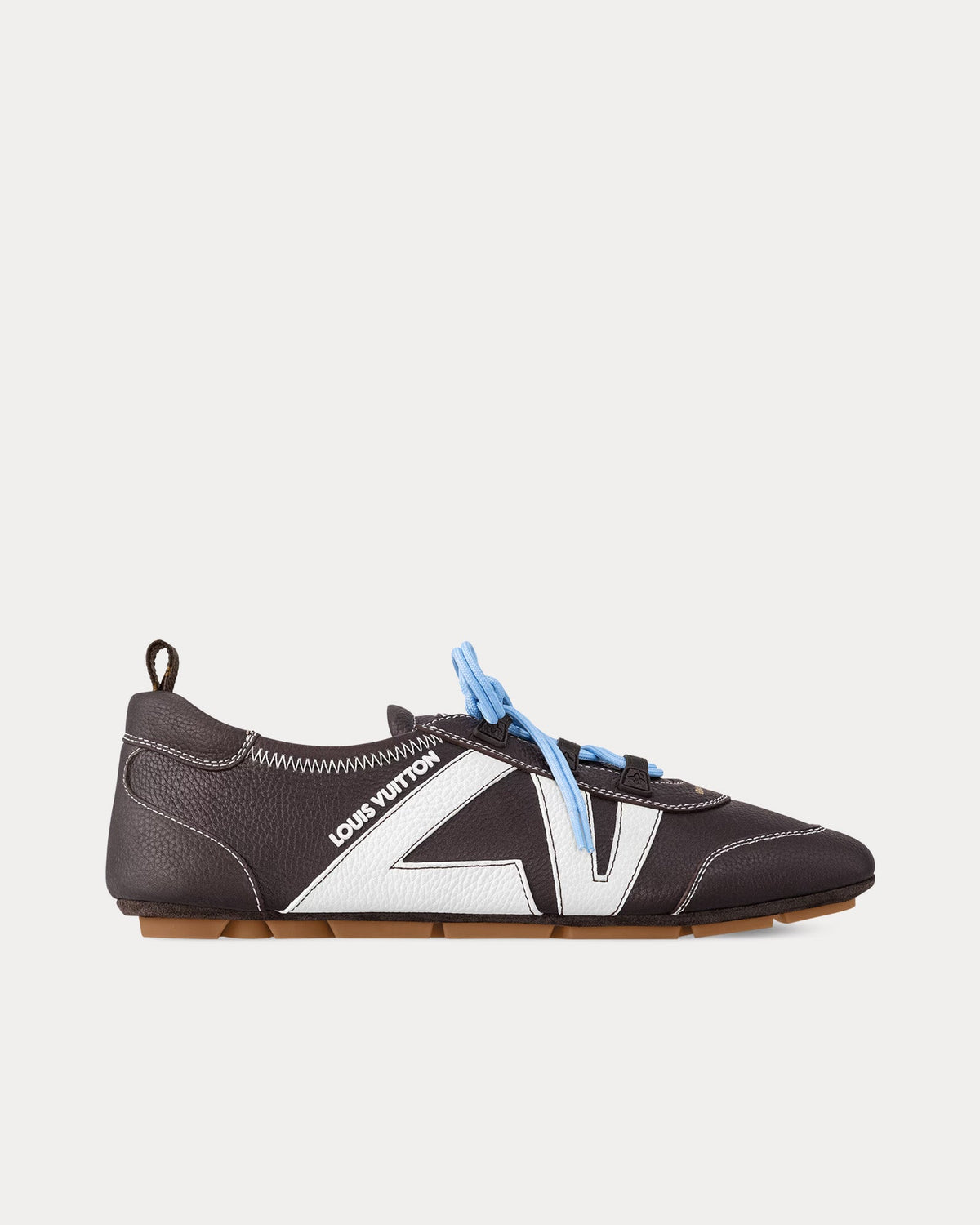 LV Sneakerina Leather Brown Low Top Sneakers