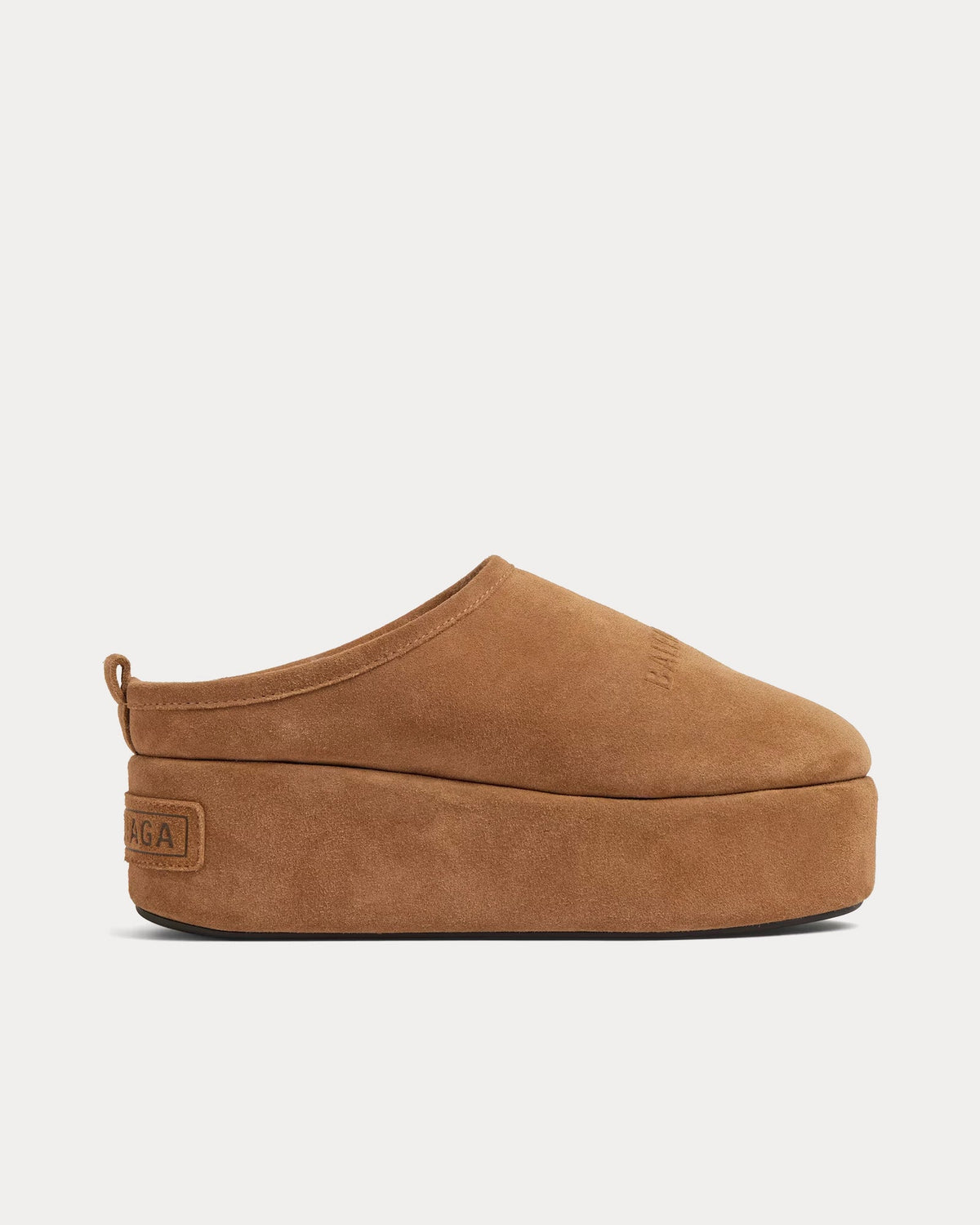 Alaska Soft Platform Brown Mules