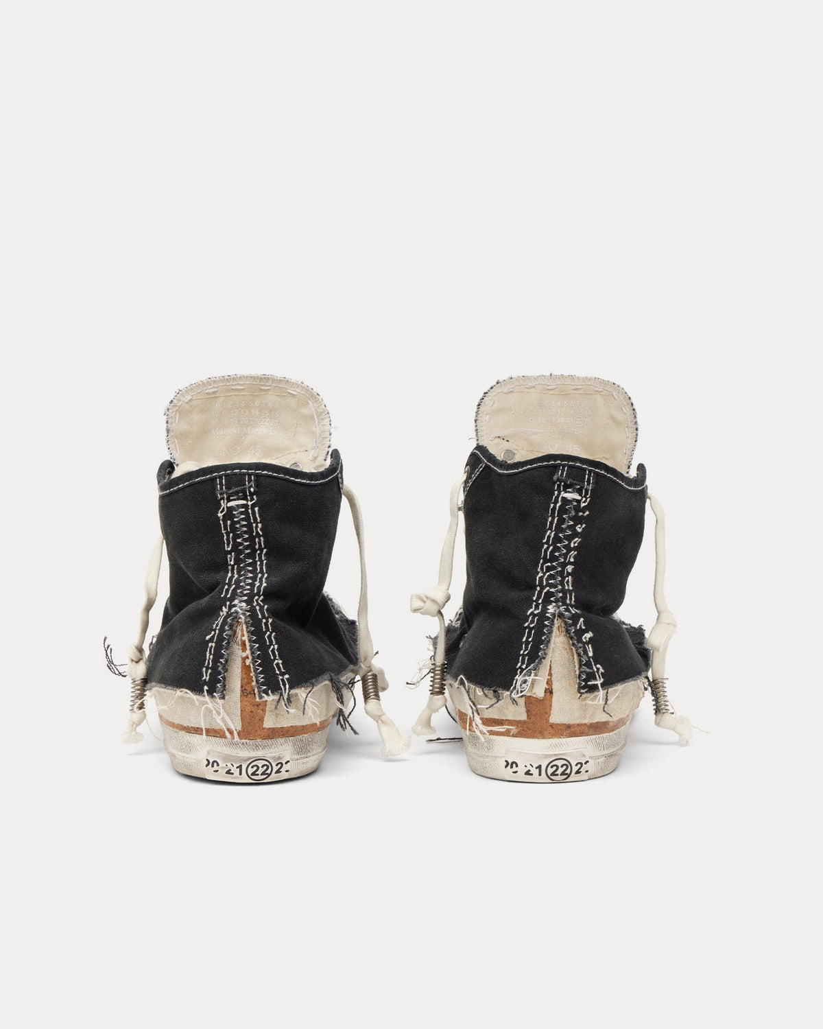 Loved To Death Blue / Black High Top Sneakers