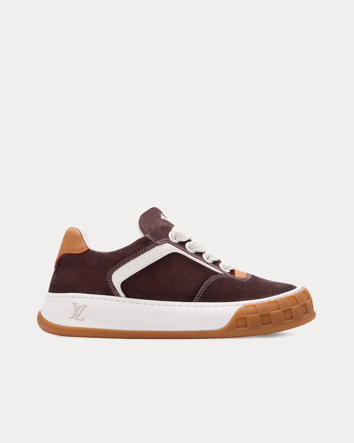 LV Tilted Brown Low Top Sneakers