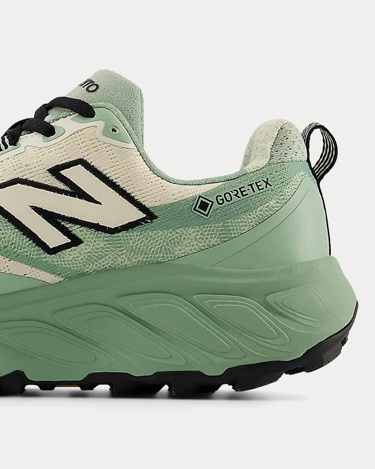 Fresh Foam X Hierro v9 Gore-Tex Mosaic Green with Permafrost and Black Running Shoes