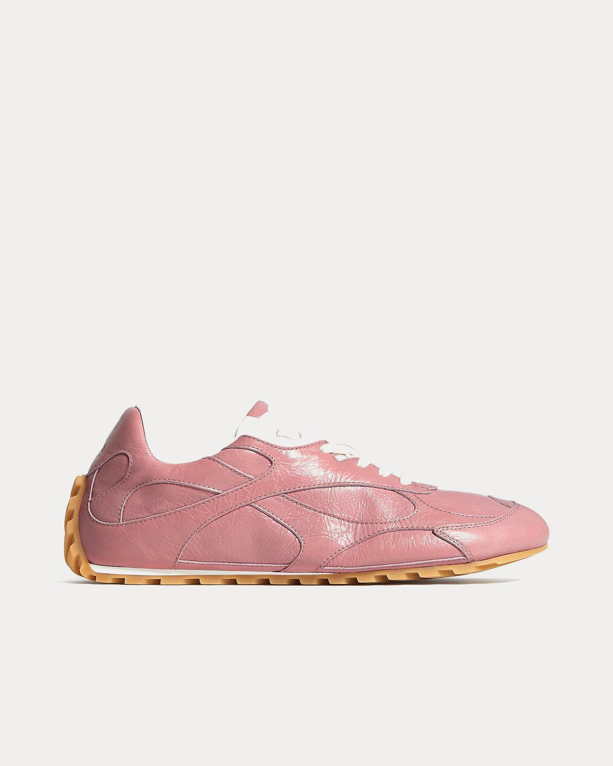 Orbit Flash Calfskin Camelia Low Top Sneakers