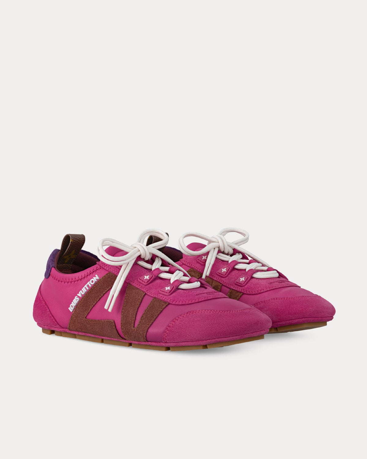 LV Sneakerina Fuchsia Low Top Sneakers