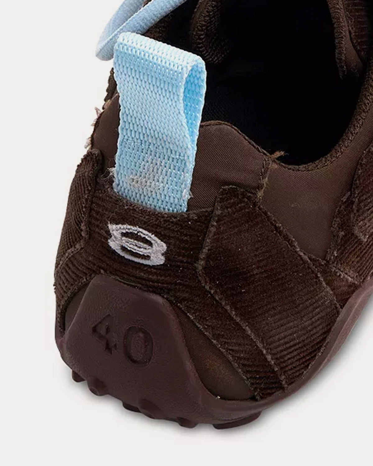 Monday Ultra Brown / Light Blue Low Top Sneakers