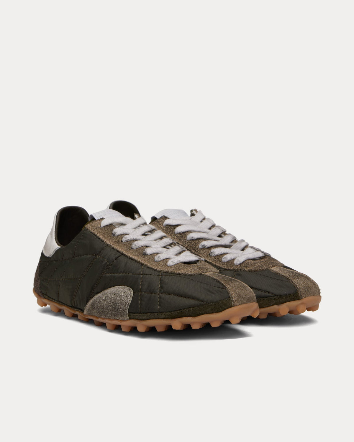 Sprinters Dark Green / White Low Top Sneakers
