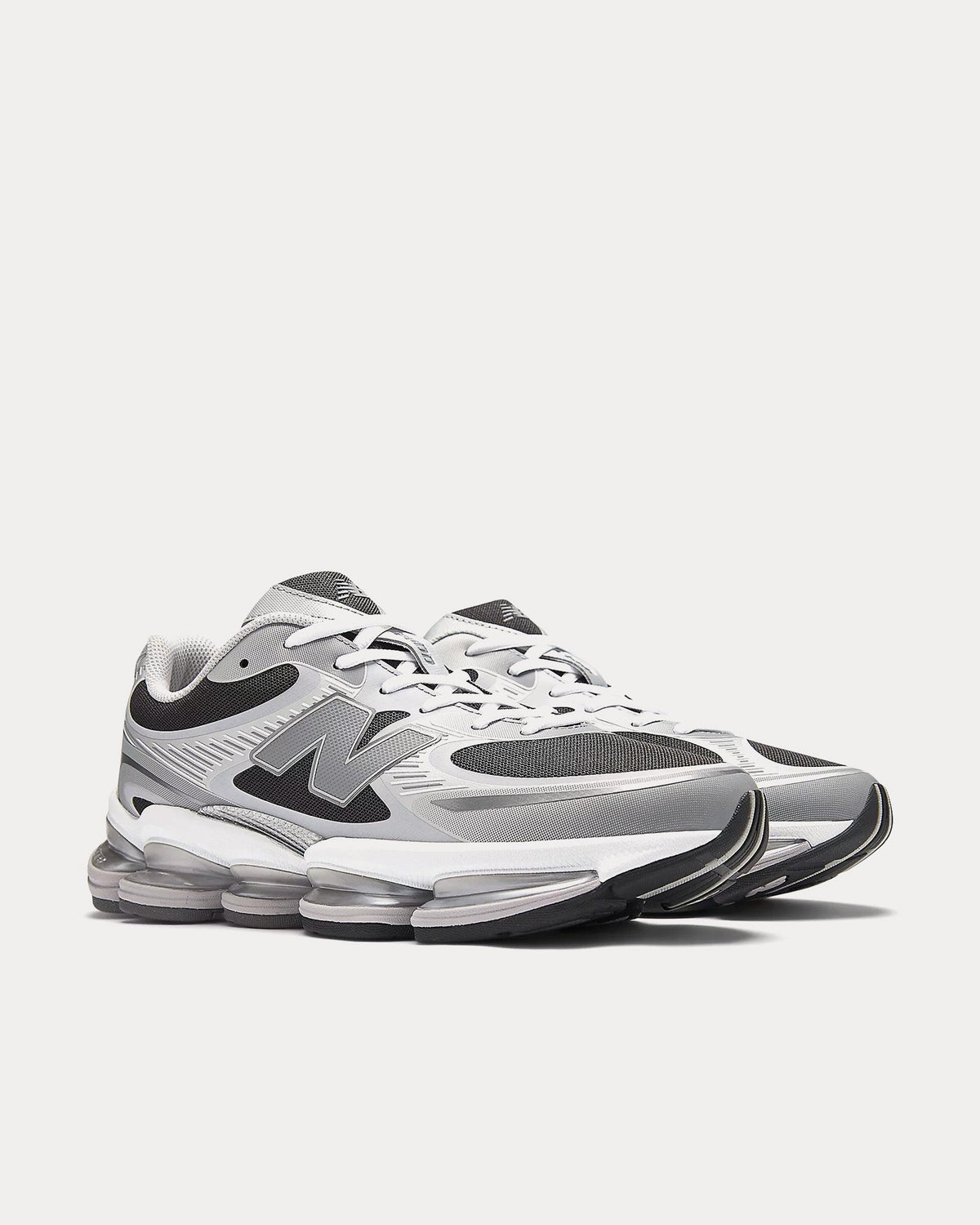 Abzorb 2000 Silver Metallic / Faded Black Low Top Sneakers