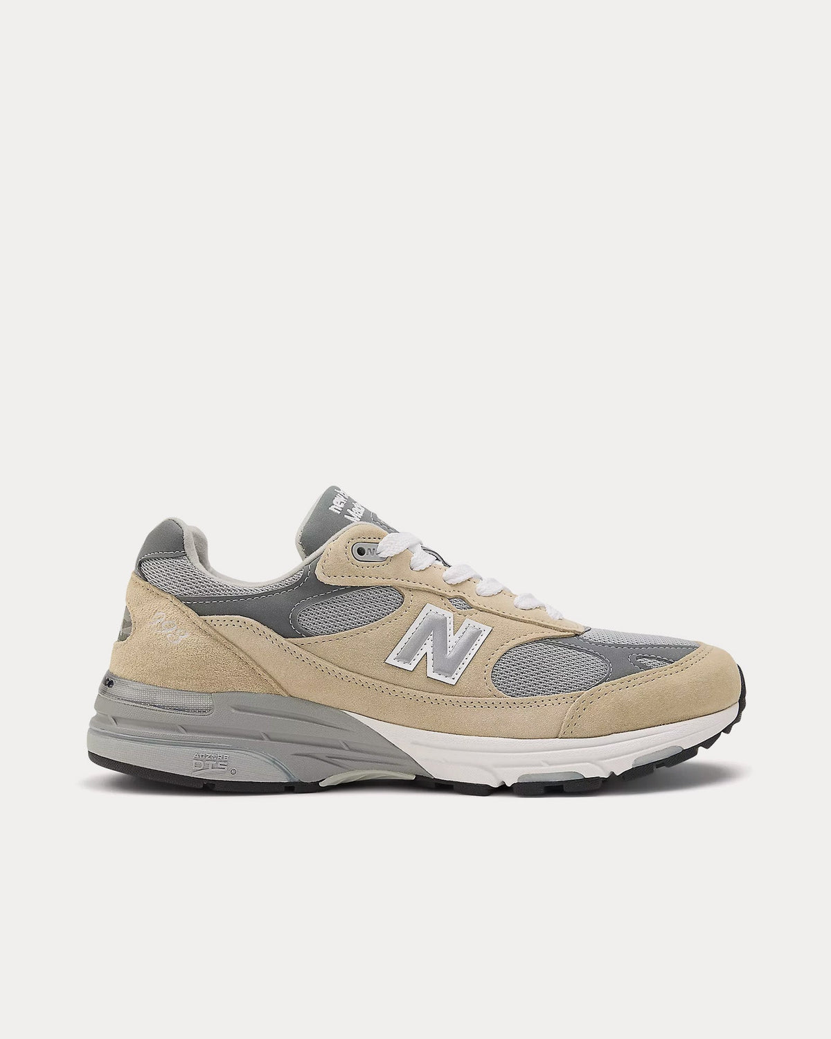 Made in USA 993 Incense / Medium Gray / White Low Top Sneakers