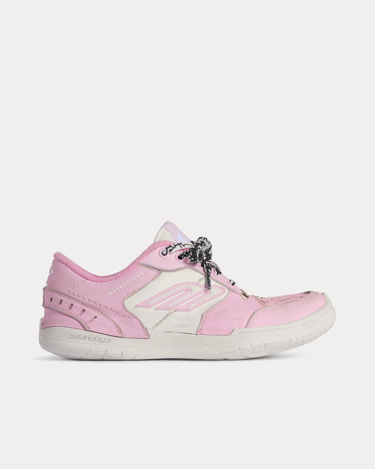 Hamptons Worn-Out Pink / White Low Top Sneakers