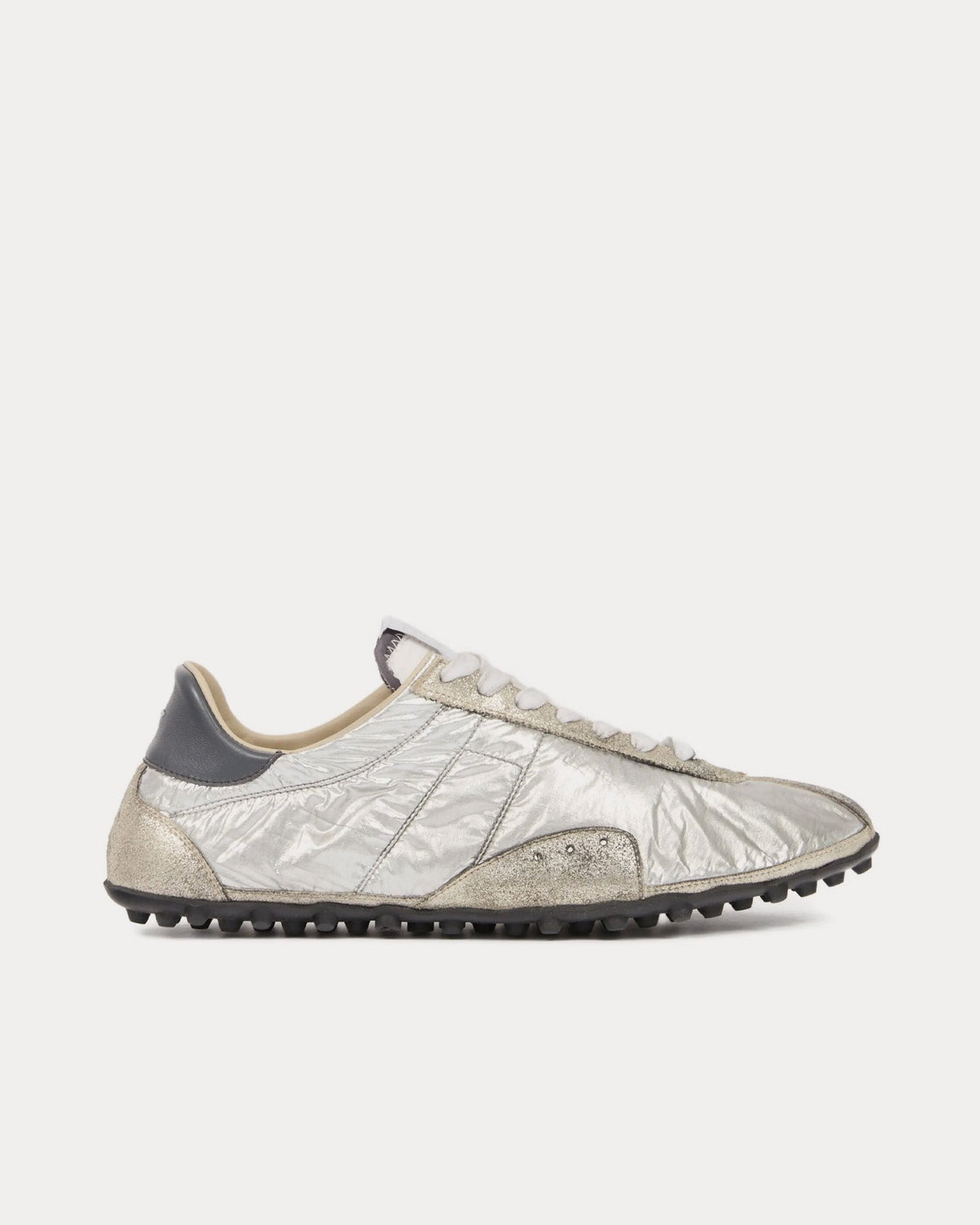 Sprinters Metallic Silver Low Top Sneakers