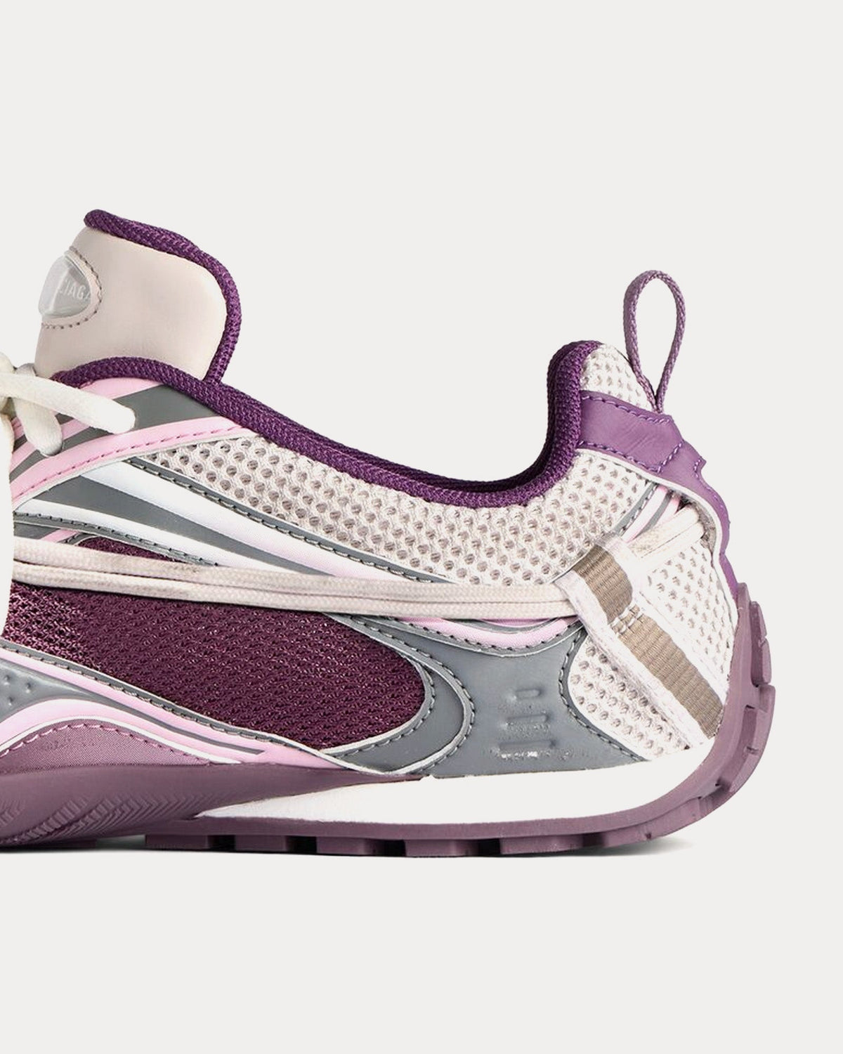 Radar Gradient Lines Purple / Grey / Pink / White Low Top Sneakers