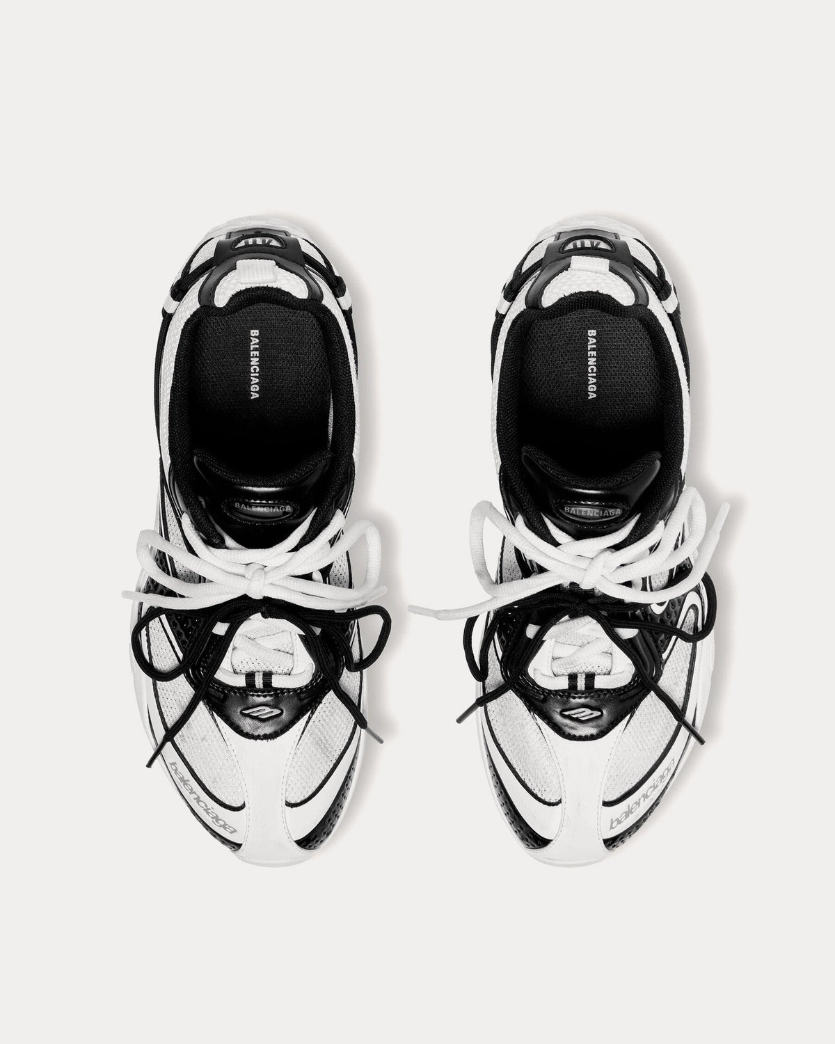 Radar White / Black Low Top Sneakers