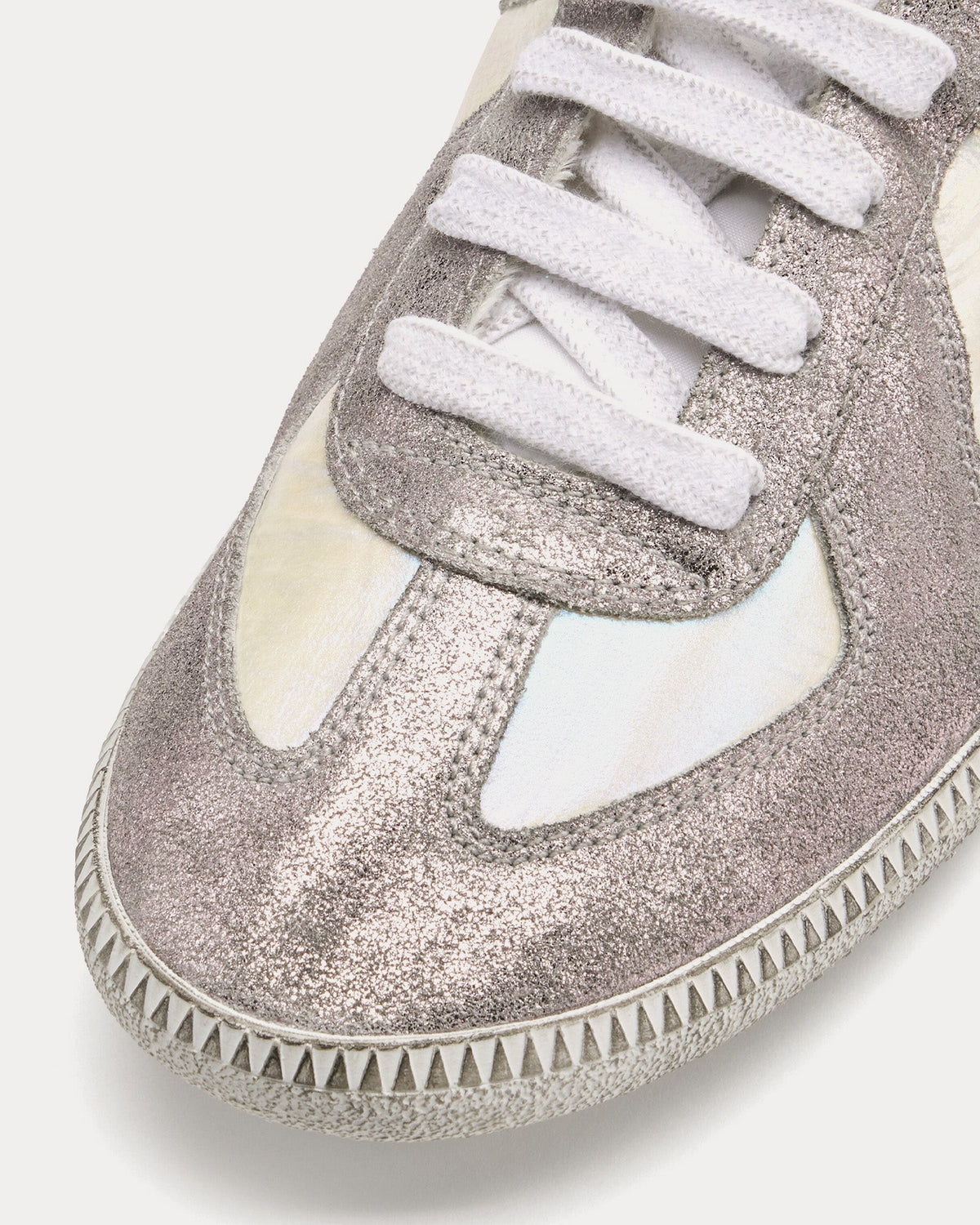 Replica Iridescent Holographic / White Low Top Sneakers