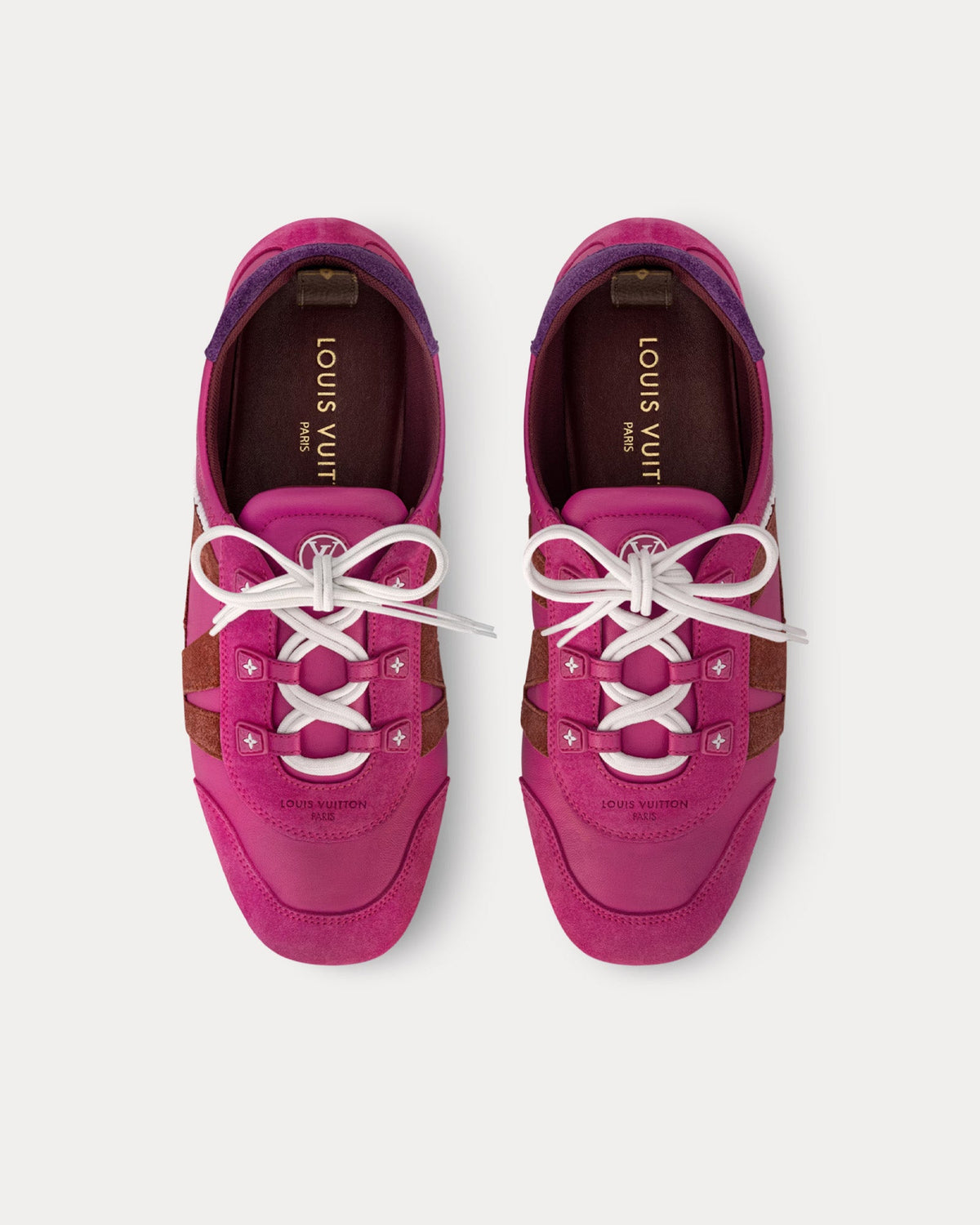 LV Sneakerina Fuchsia Low Top Sneakers