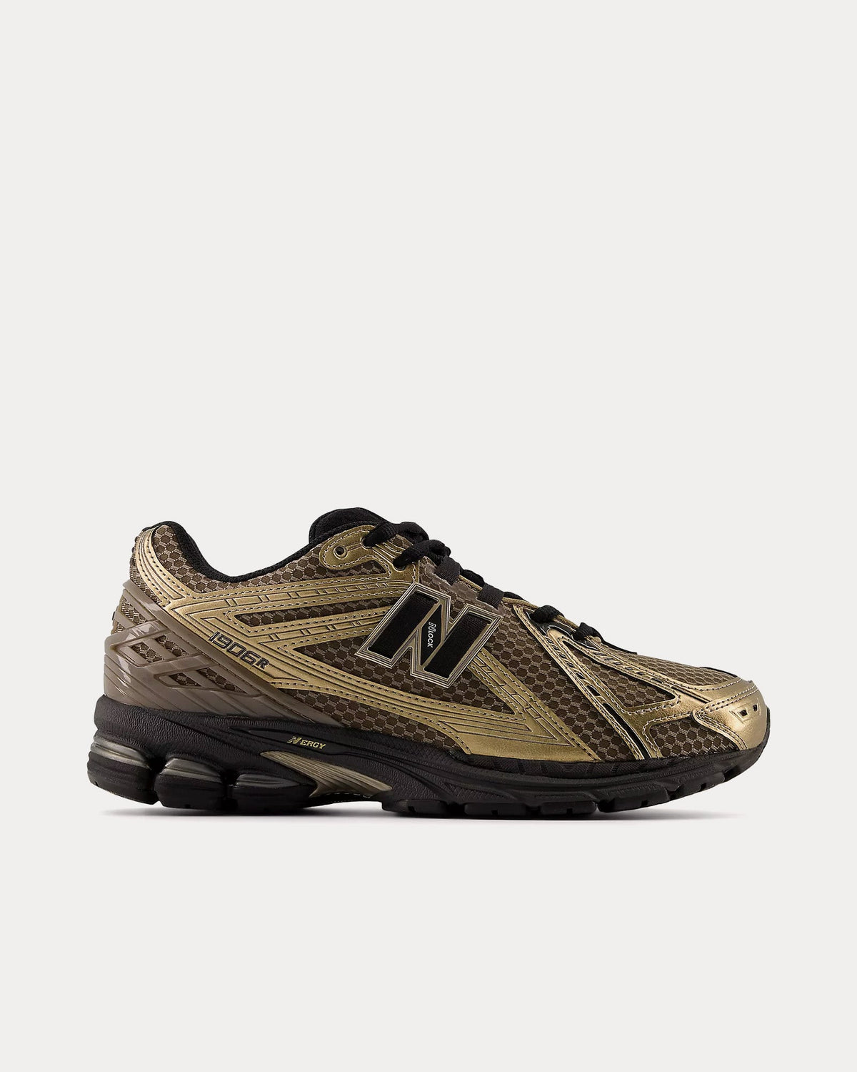 1906r Mushroom / Black / Black Metallic Low Top Sneakers