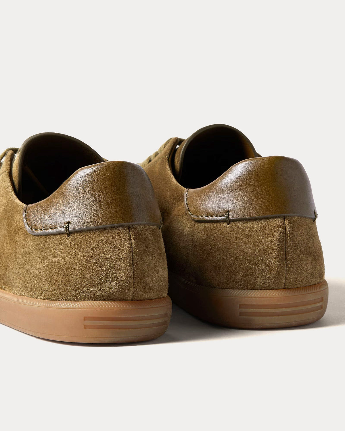 232 Olive Green Low Top Sneakers