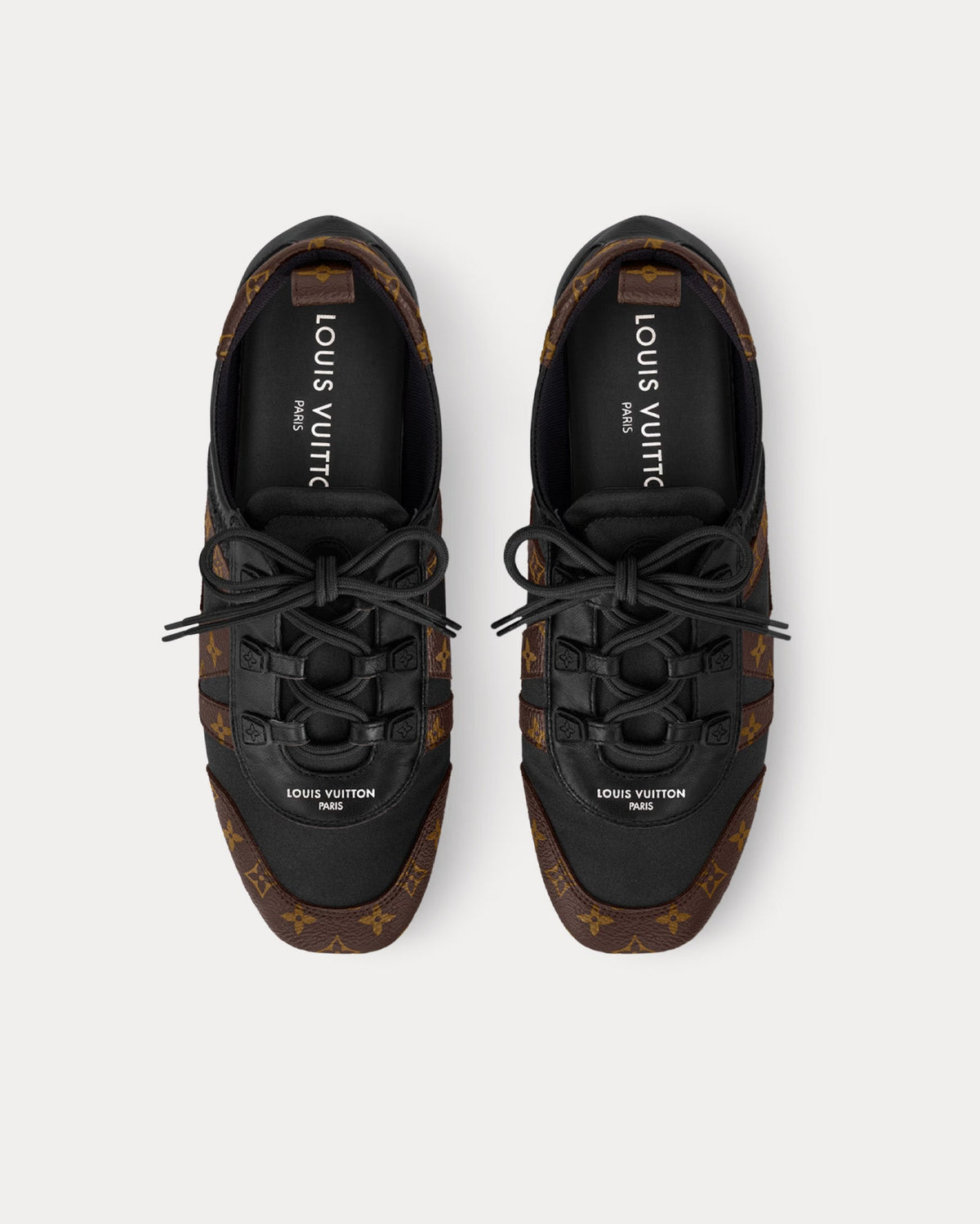 LV Sneakerina Monogram Black Low Top Sneakers