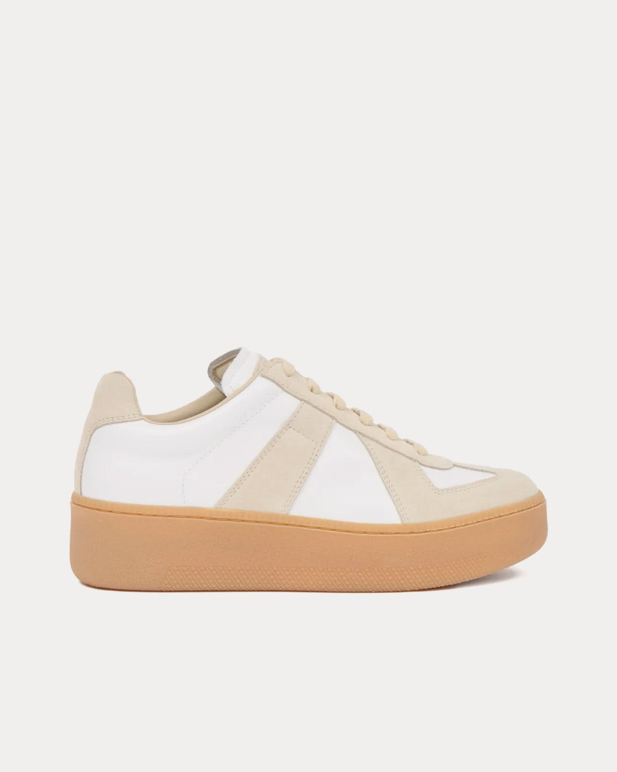 Replica Wedge White Low Top Sneakers