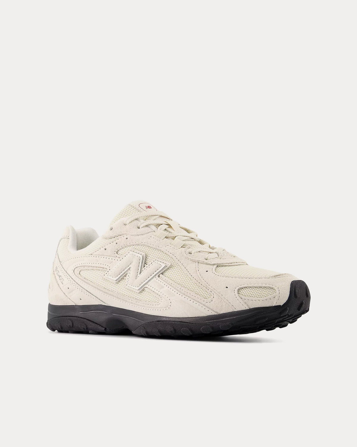 204L 'Lunar New Year' Linen / Shadow Red / Black Low Top Sneakers