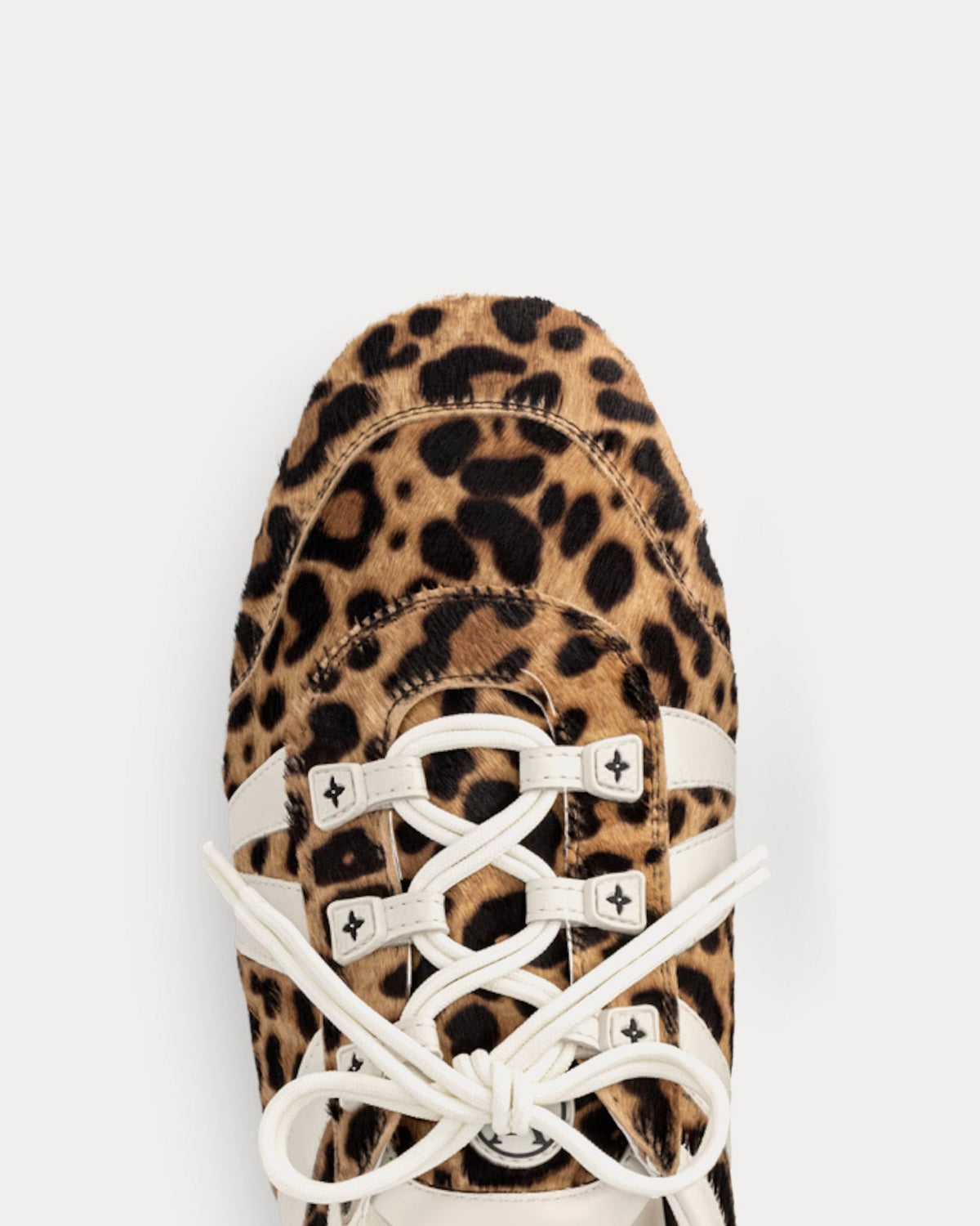 LV Sneakerina Leopard Print Brown Low Top Sneakers