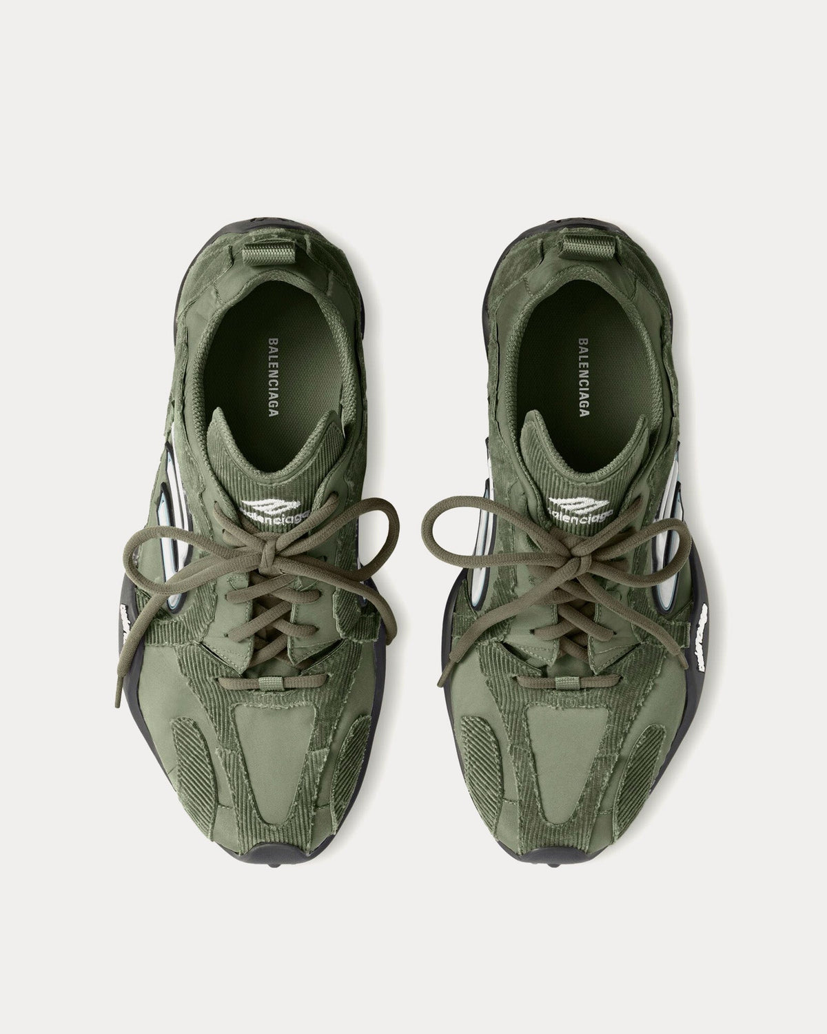 Monday Ultra Khaki / White / Black Low Top Sneakers