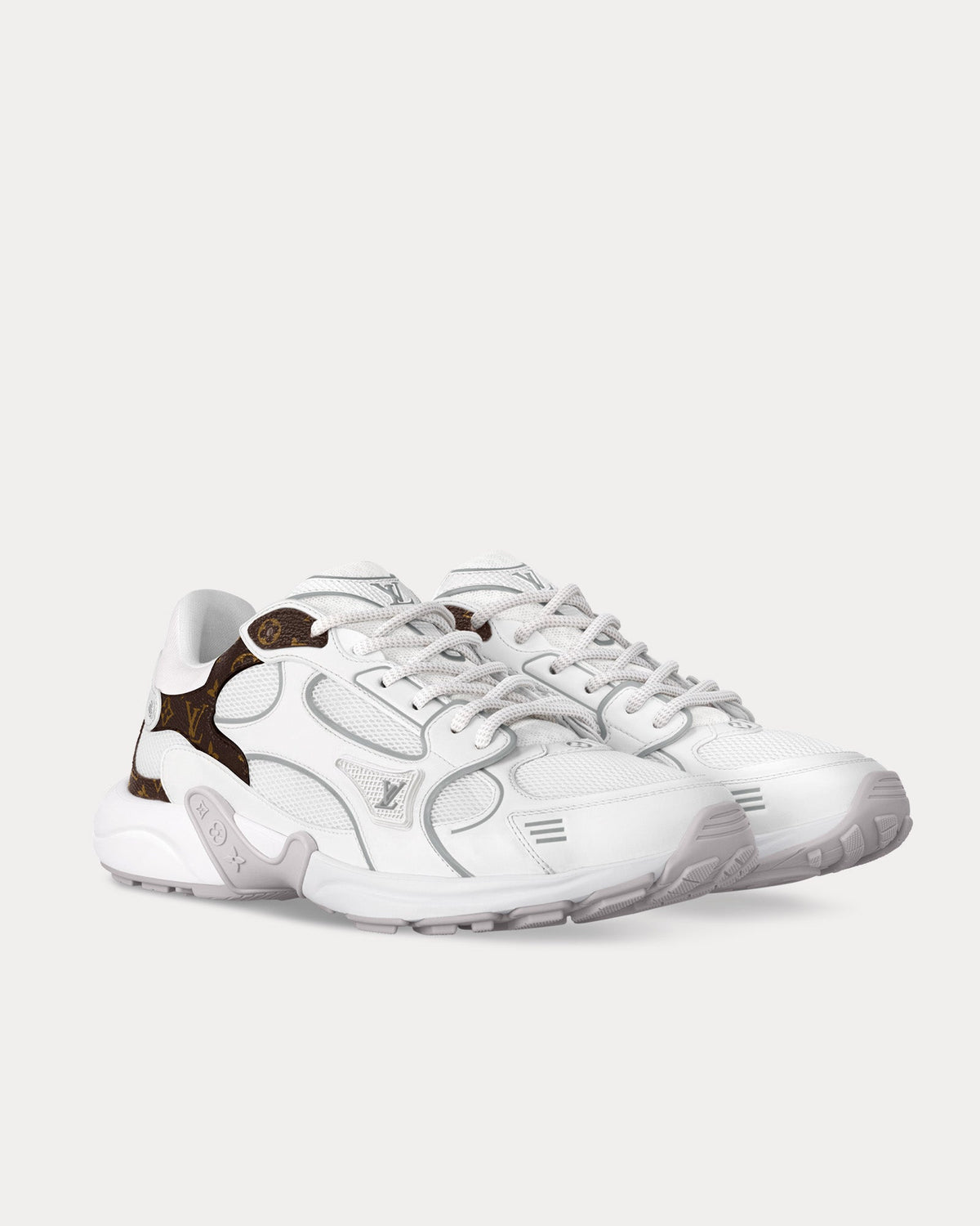 LV Olympia White Low Top Sneakers