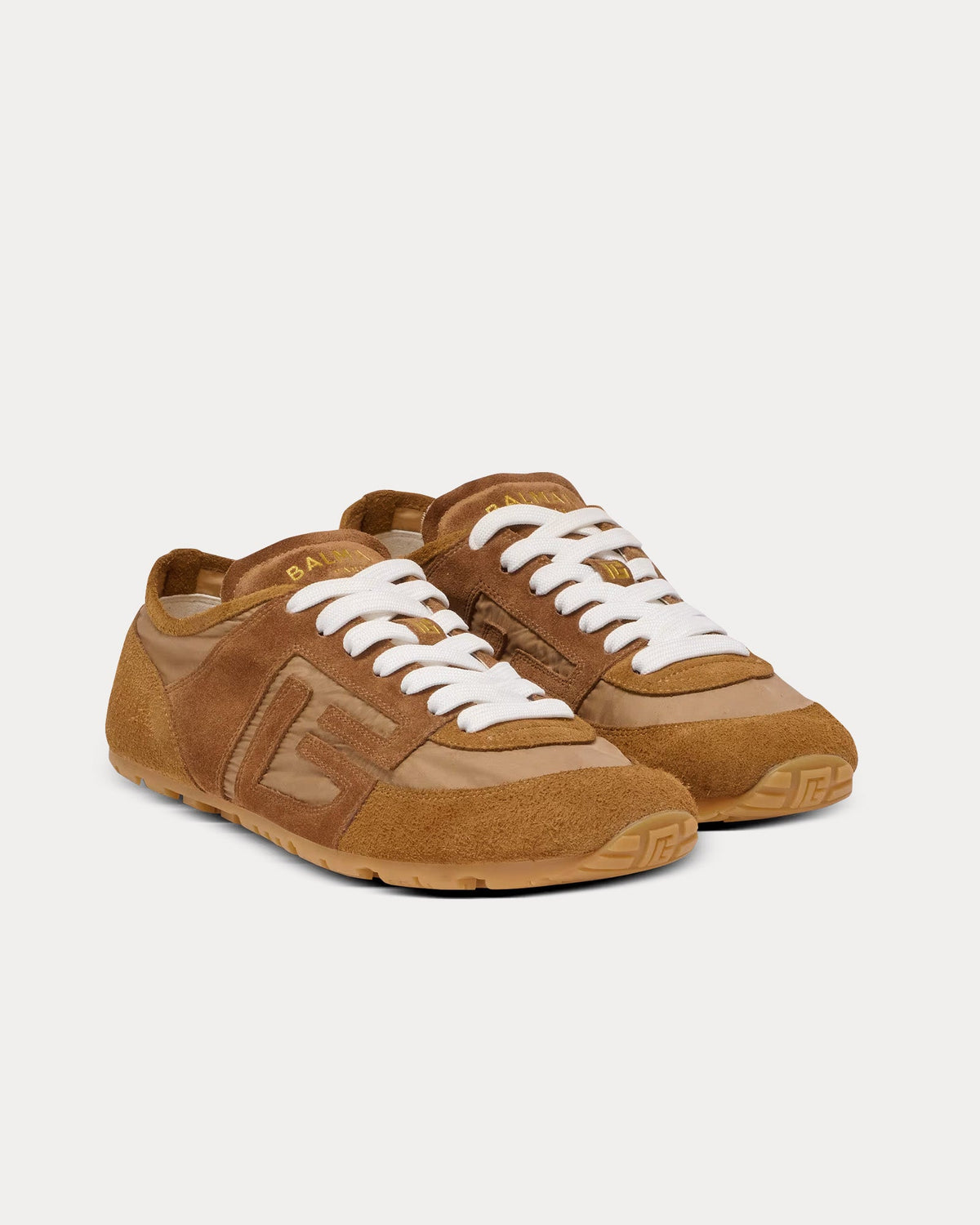 Racer 45 Suede & Nylon Brown Low Top Sneakers