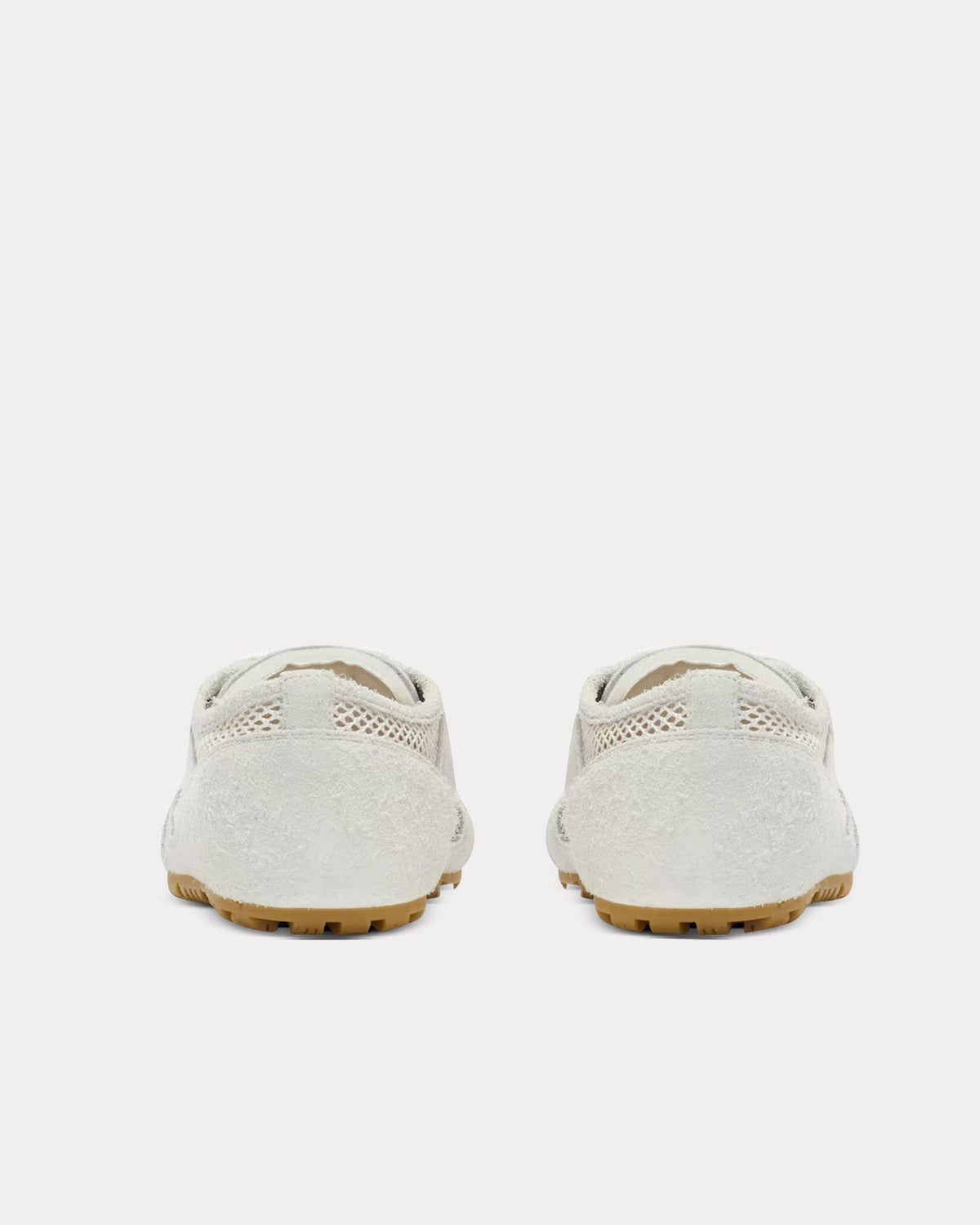 Racer 45 Suede & Nylon White Low Top Sneakers