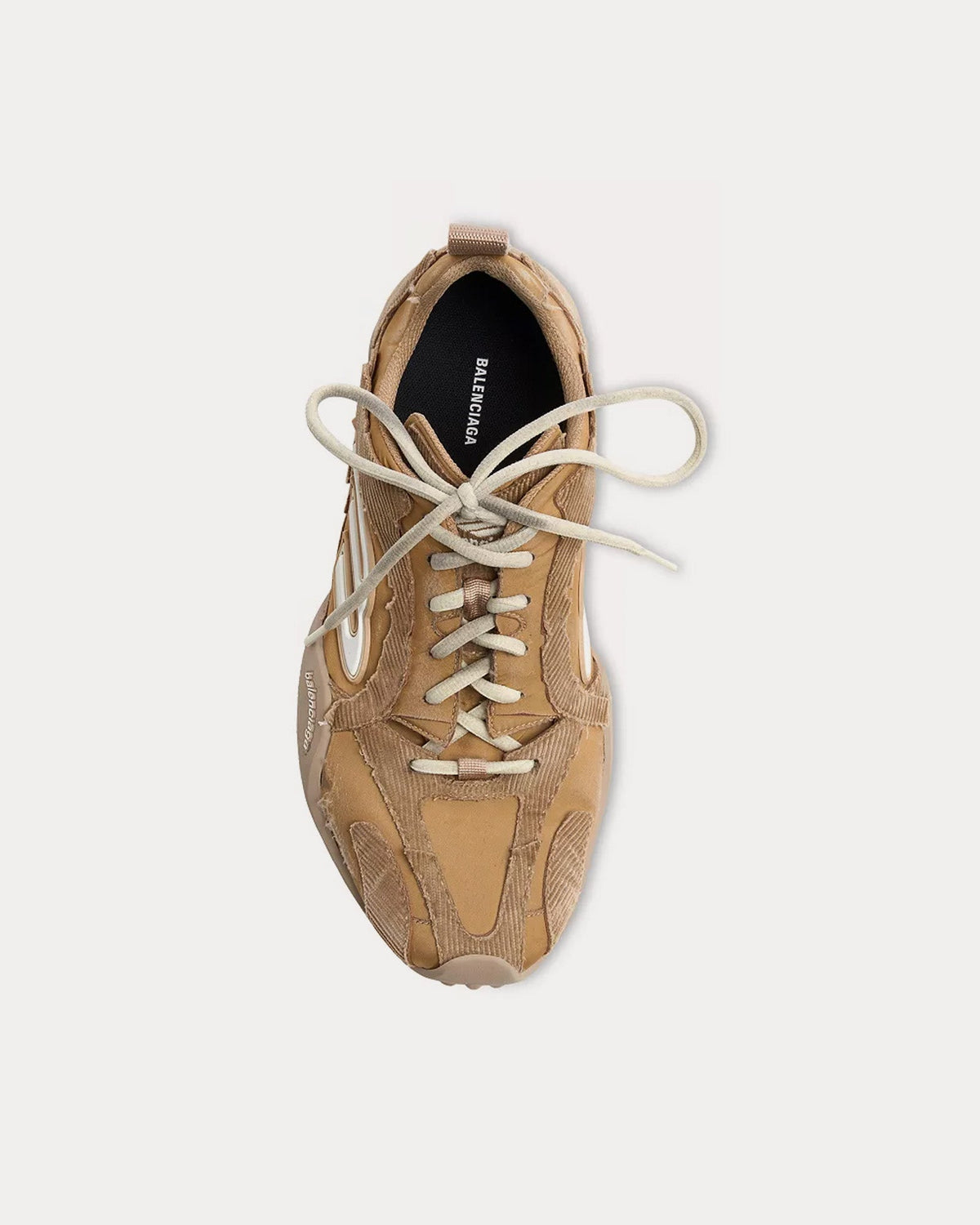 Monday Ultra Beige / White Low Top Sneakers
