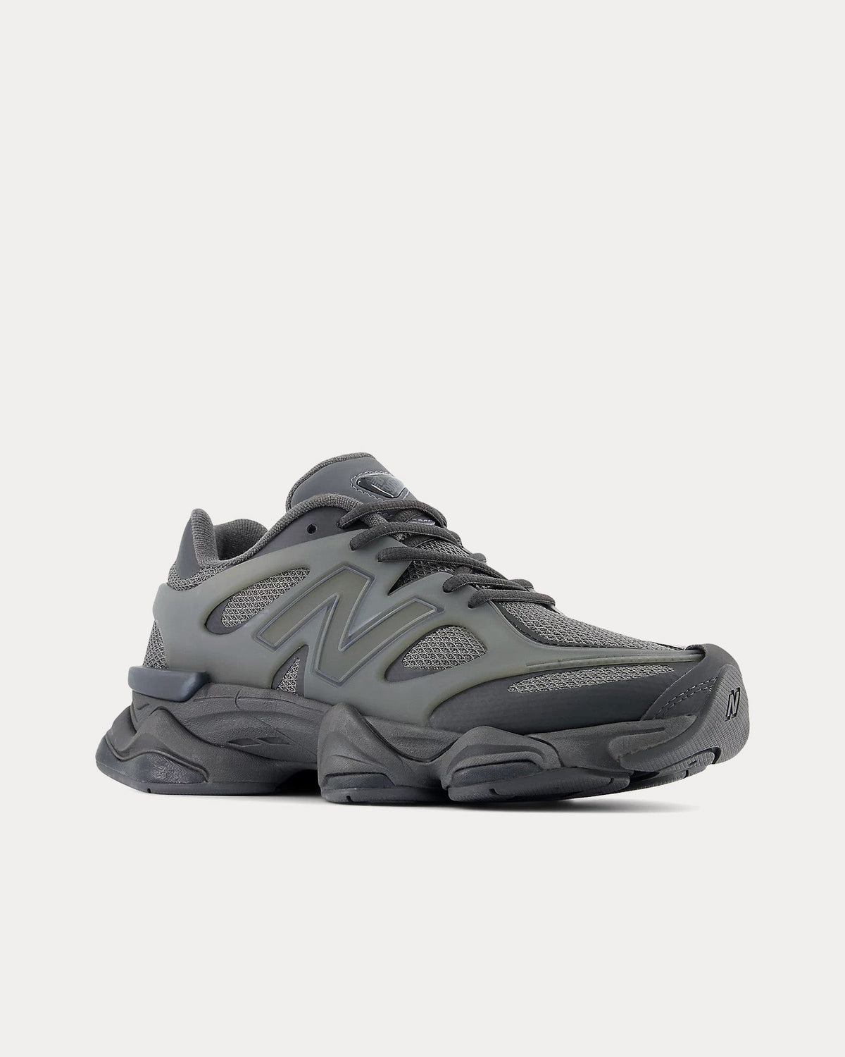 9060 X Black Cement / Black Low Top Sneakers