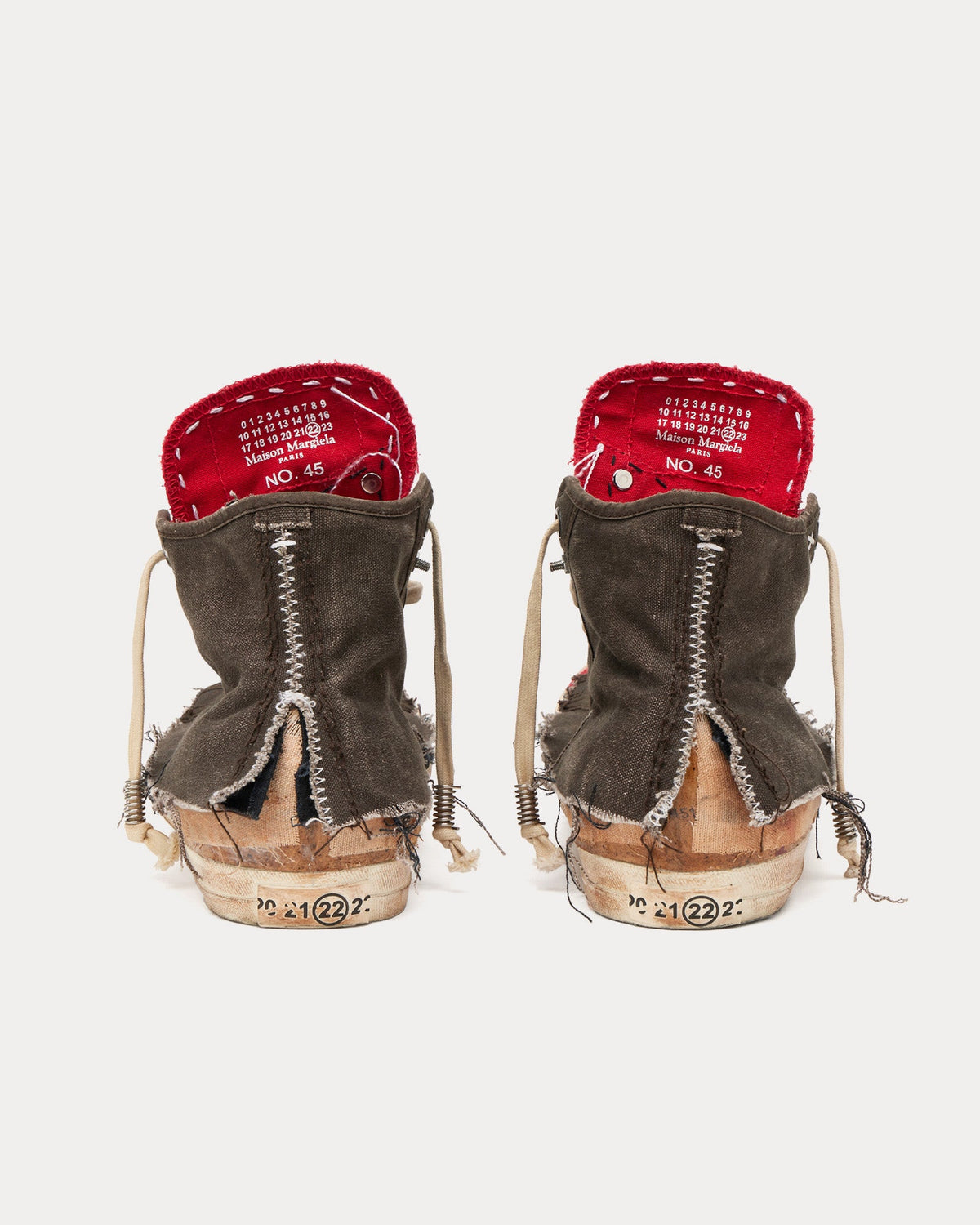 Loved To Death Red / Brown High Top Sneakers
