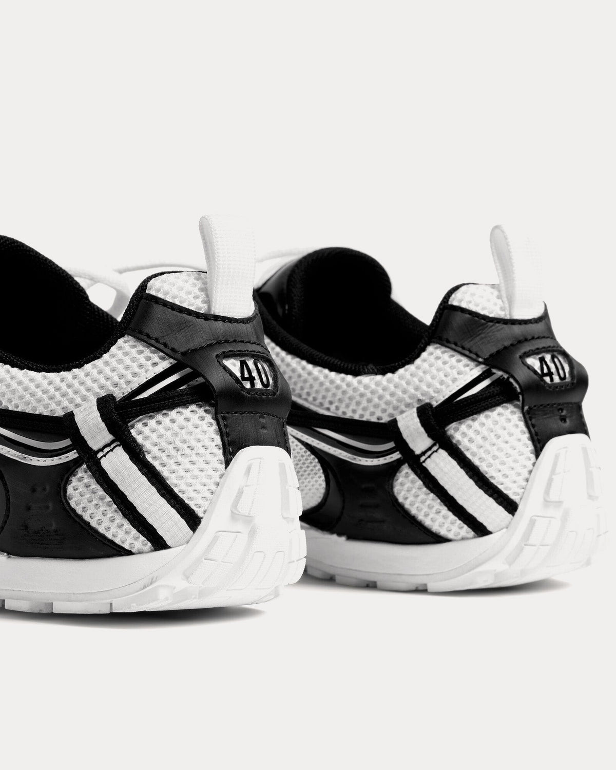 Radar White / Black Low Top Sneakers