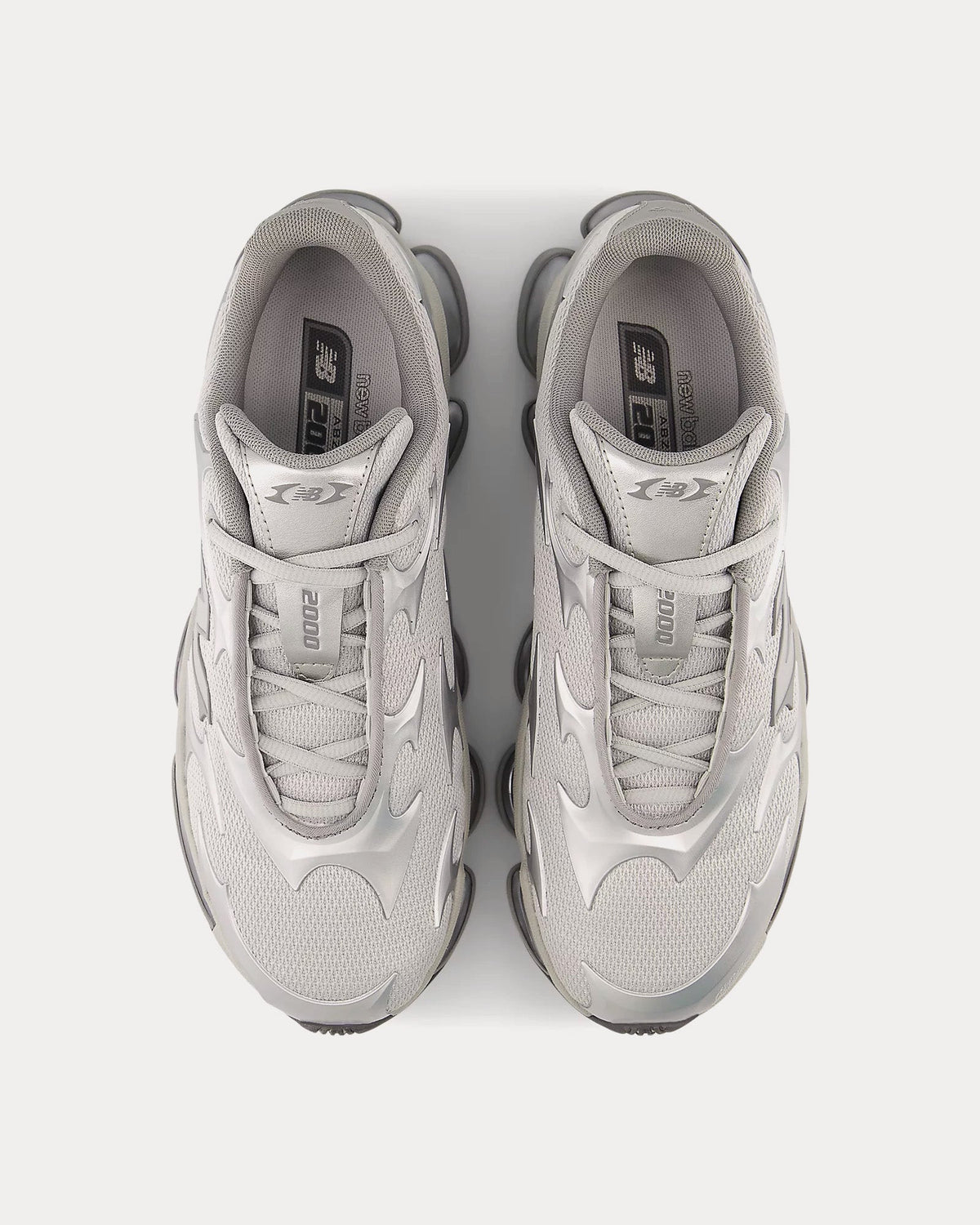 Abzorb 2000 Silver Metallic Low Top Sneakers