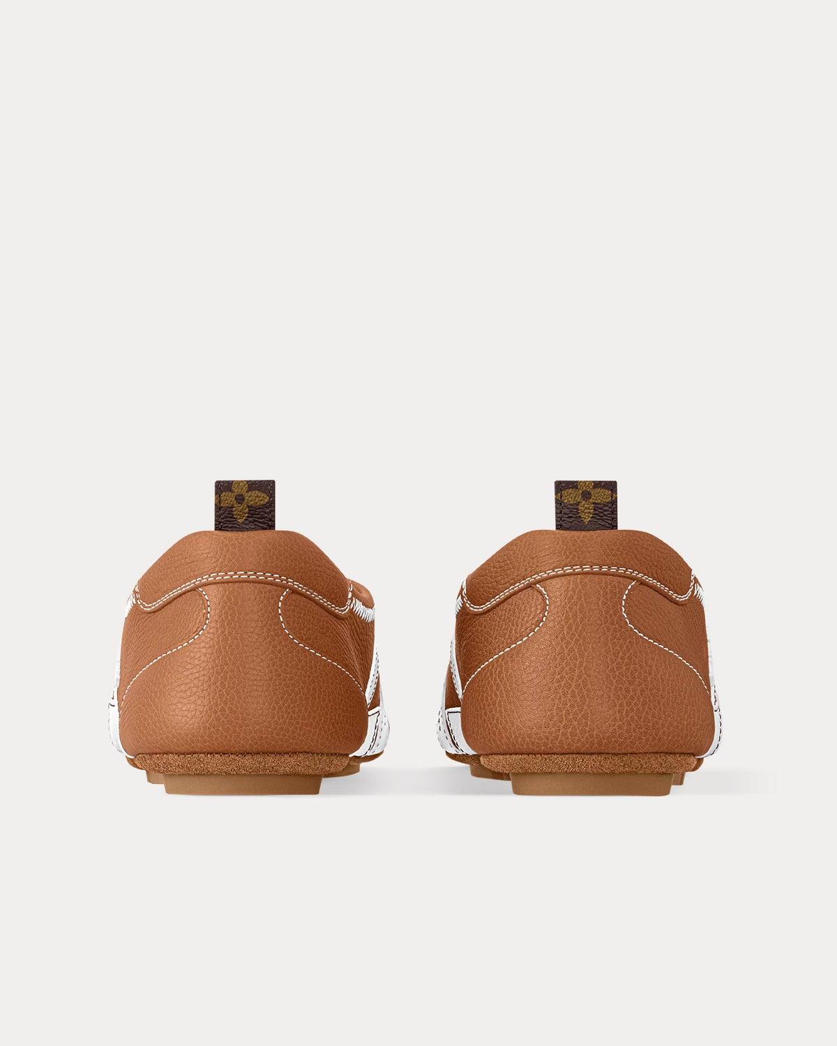 LV Sneakerina Leather Camel Low Top Sneakers