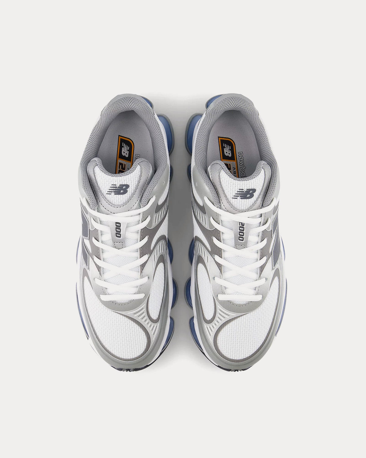 Abzorb 2000 White / Silver Metallic / Castlerock Low Top Sneakers
