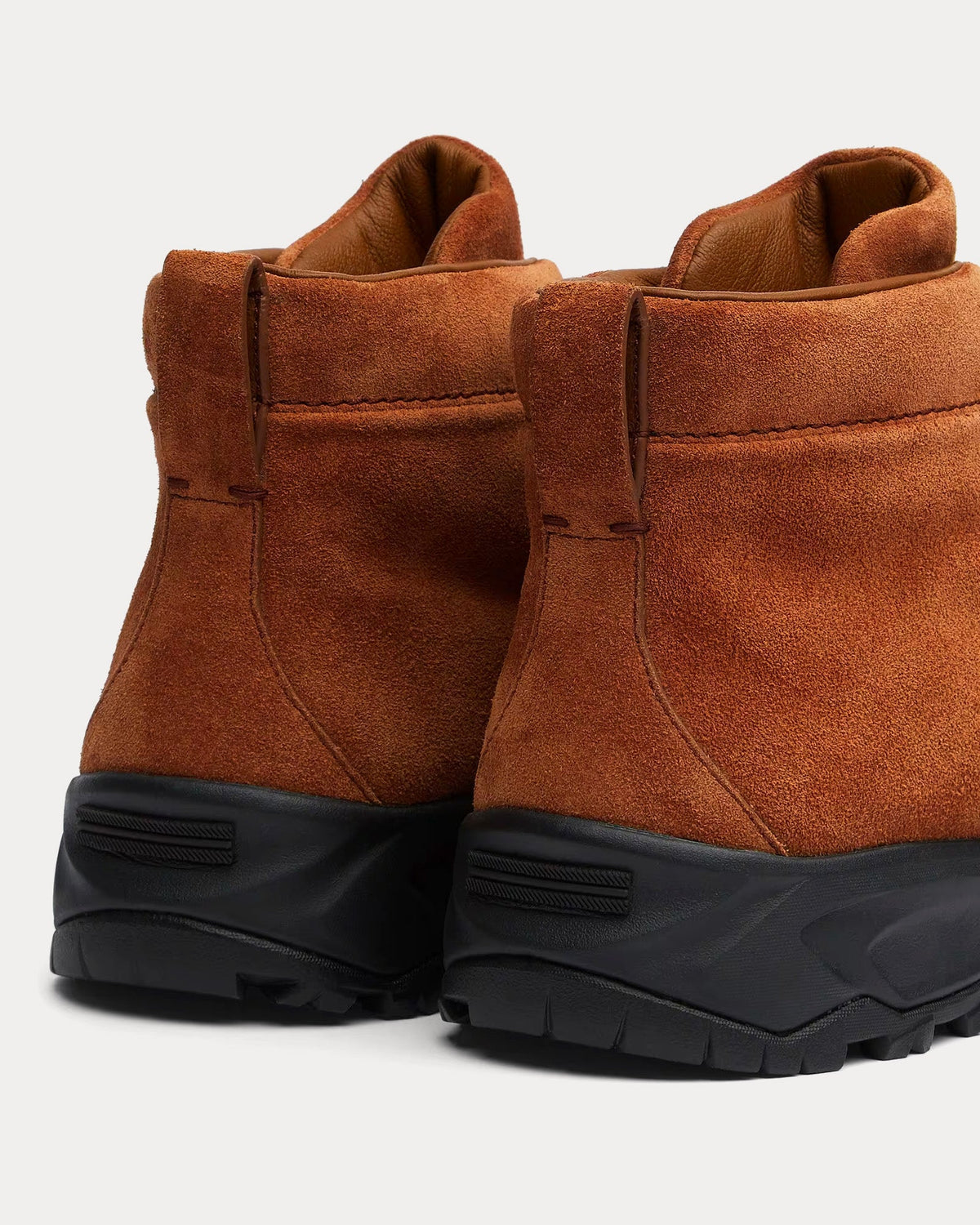 Triple Stitch Vetta Suede Dark Foliage High Top Sneakers