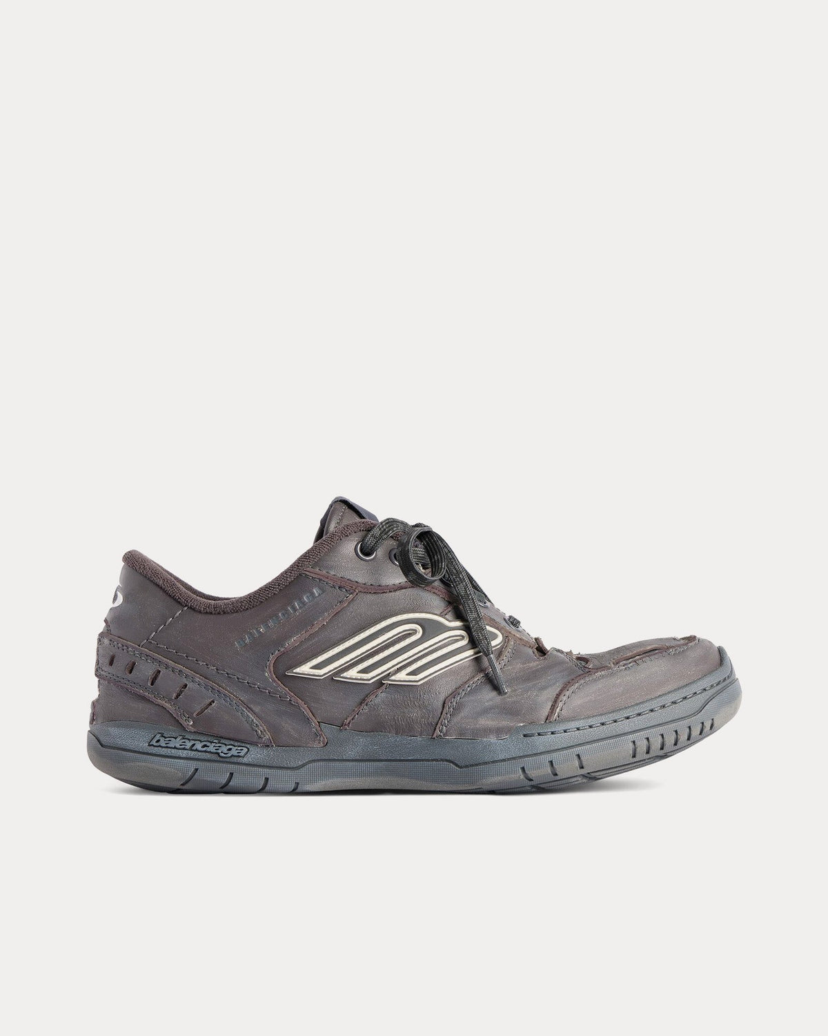 Hamptons Worn-Out Grey Low Top Sneakers