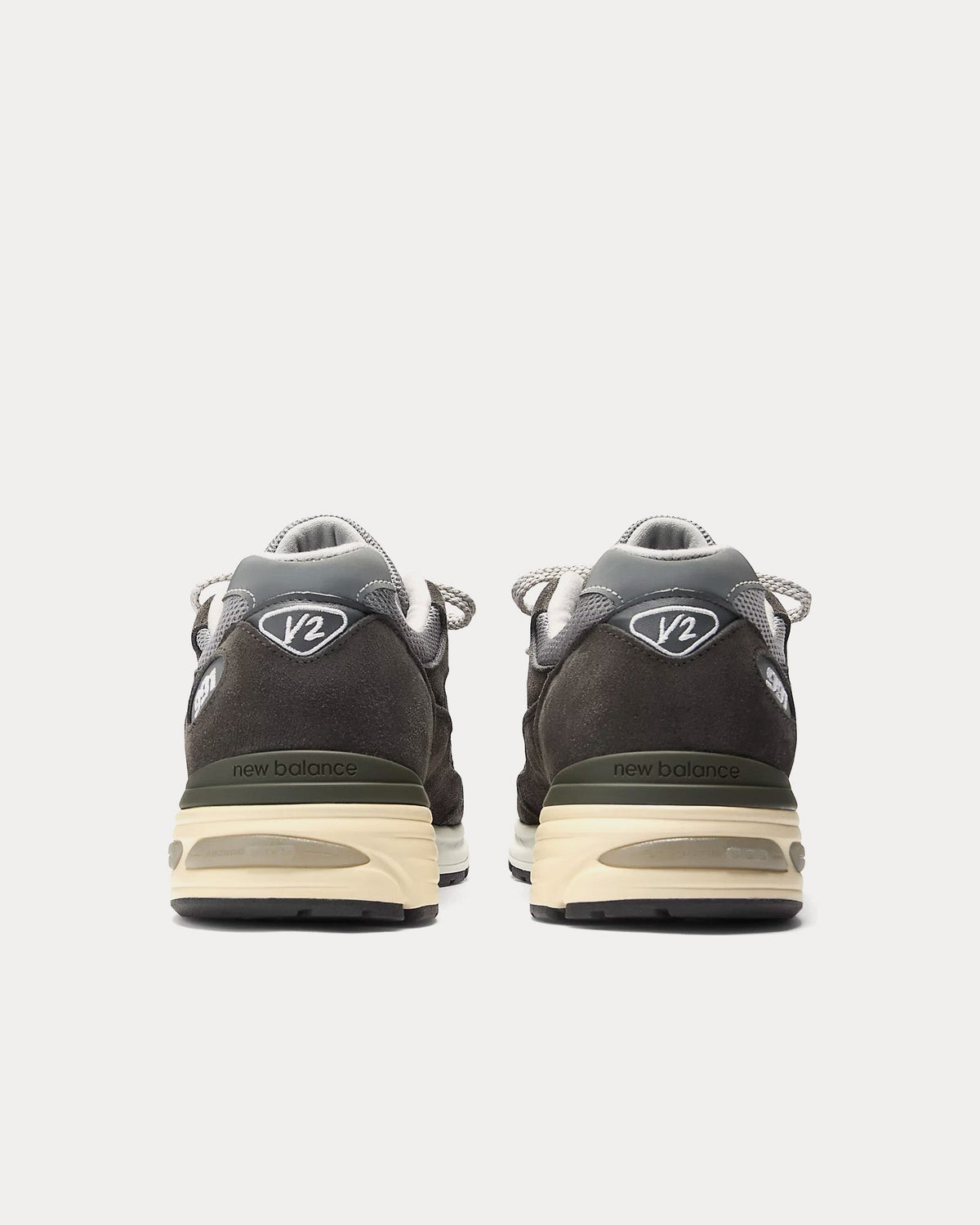 Made in UK 991v2 'Elevated Essentials' Forged Iron / Alloy / Smoked Pearl Low Top Sneakers