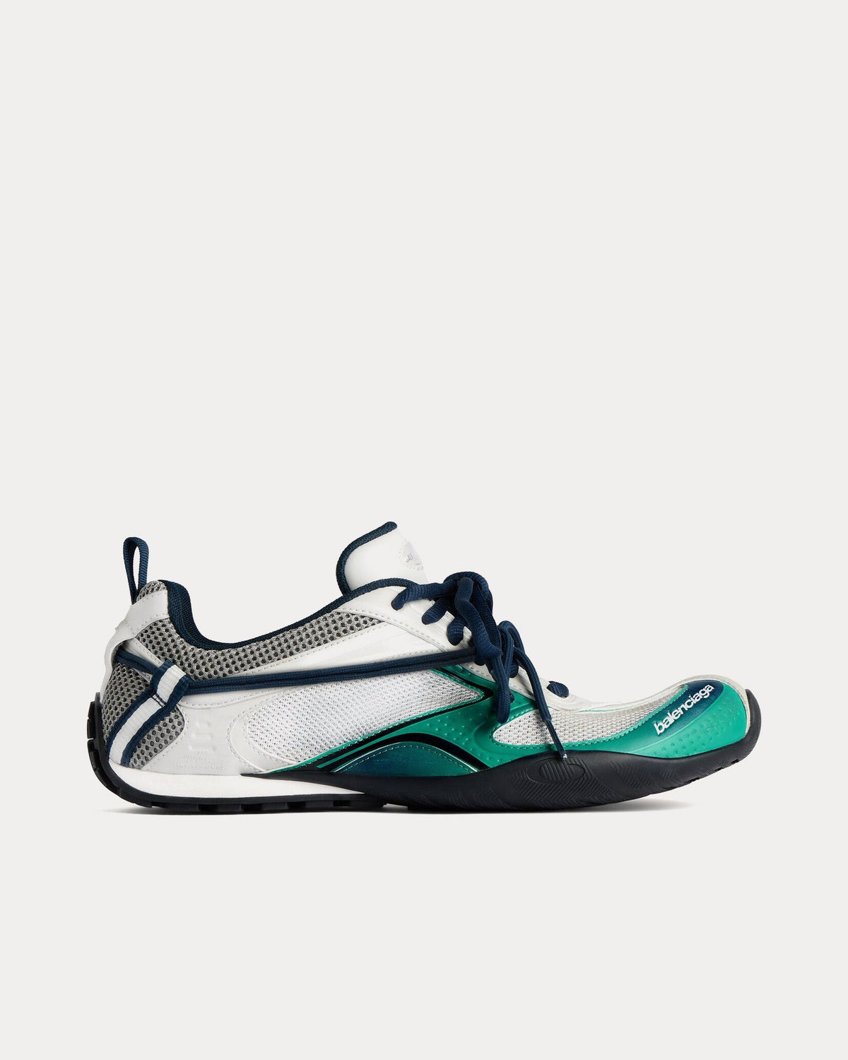 Radar Gradient Lines Light Grey / Green / Black Low Top Sneakers