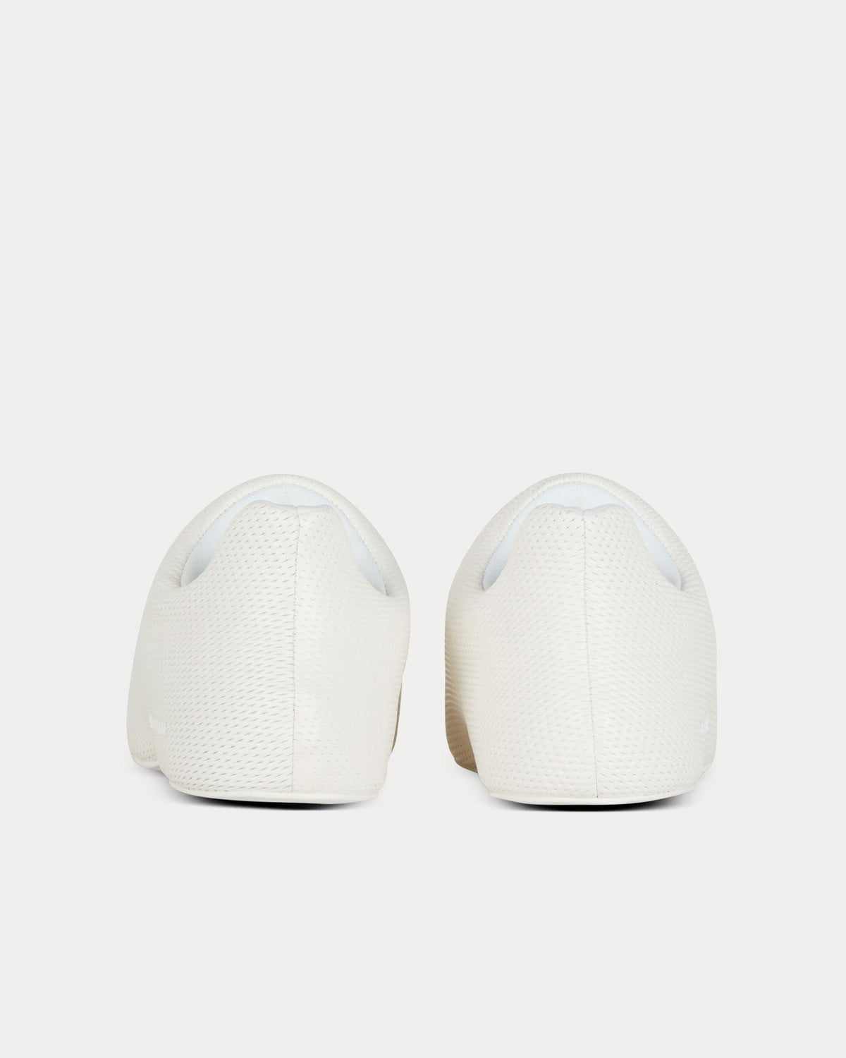 B-Cloud Embossed Leather White Slip On Sneakers