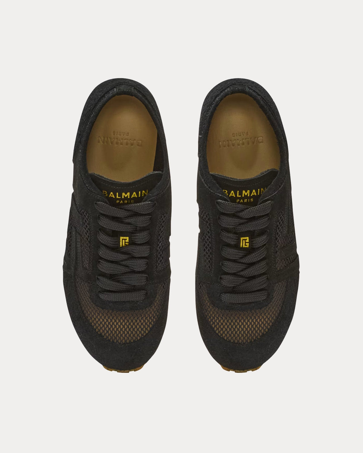 Racer 45 Suede & Nylon Black Low Top Sneakers