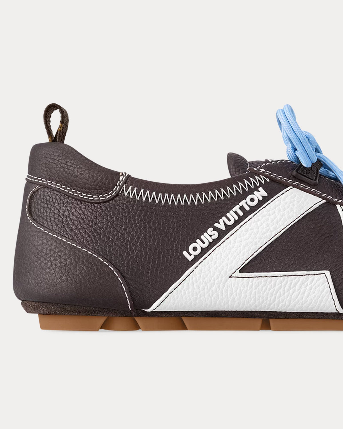 LV Sneakerina Leather Brown Low Top Sneakers