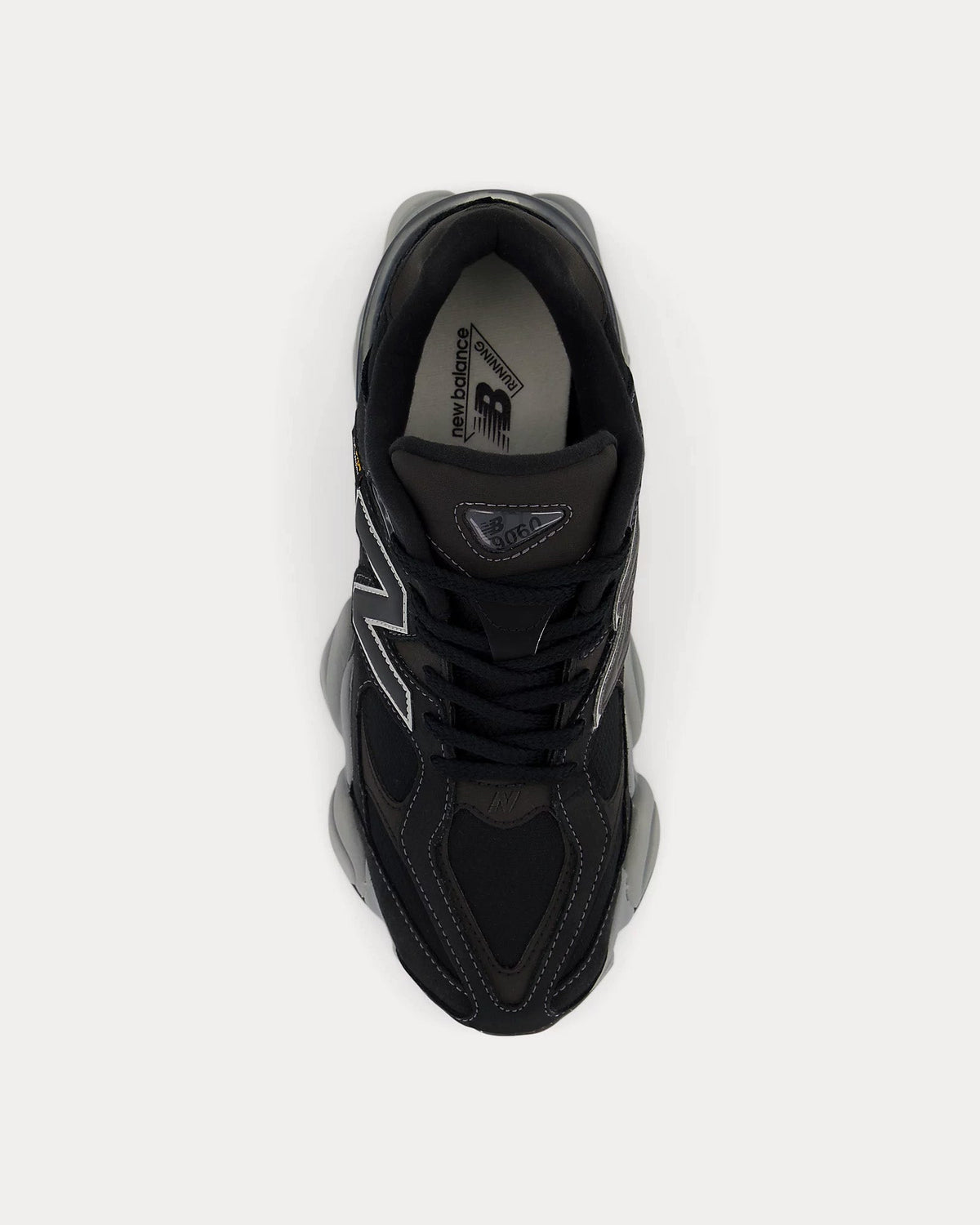 9060 'Cordura' Black Low Top Sneakers