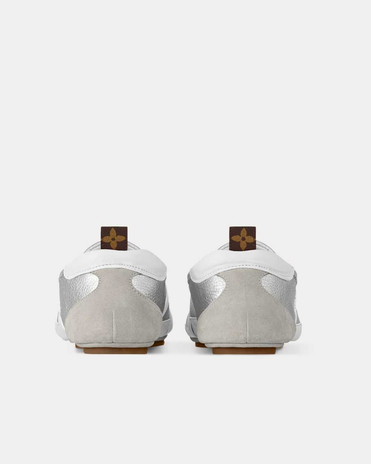 LV Sneakerina Silver Low Top Sneakers